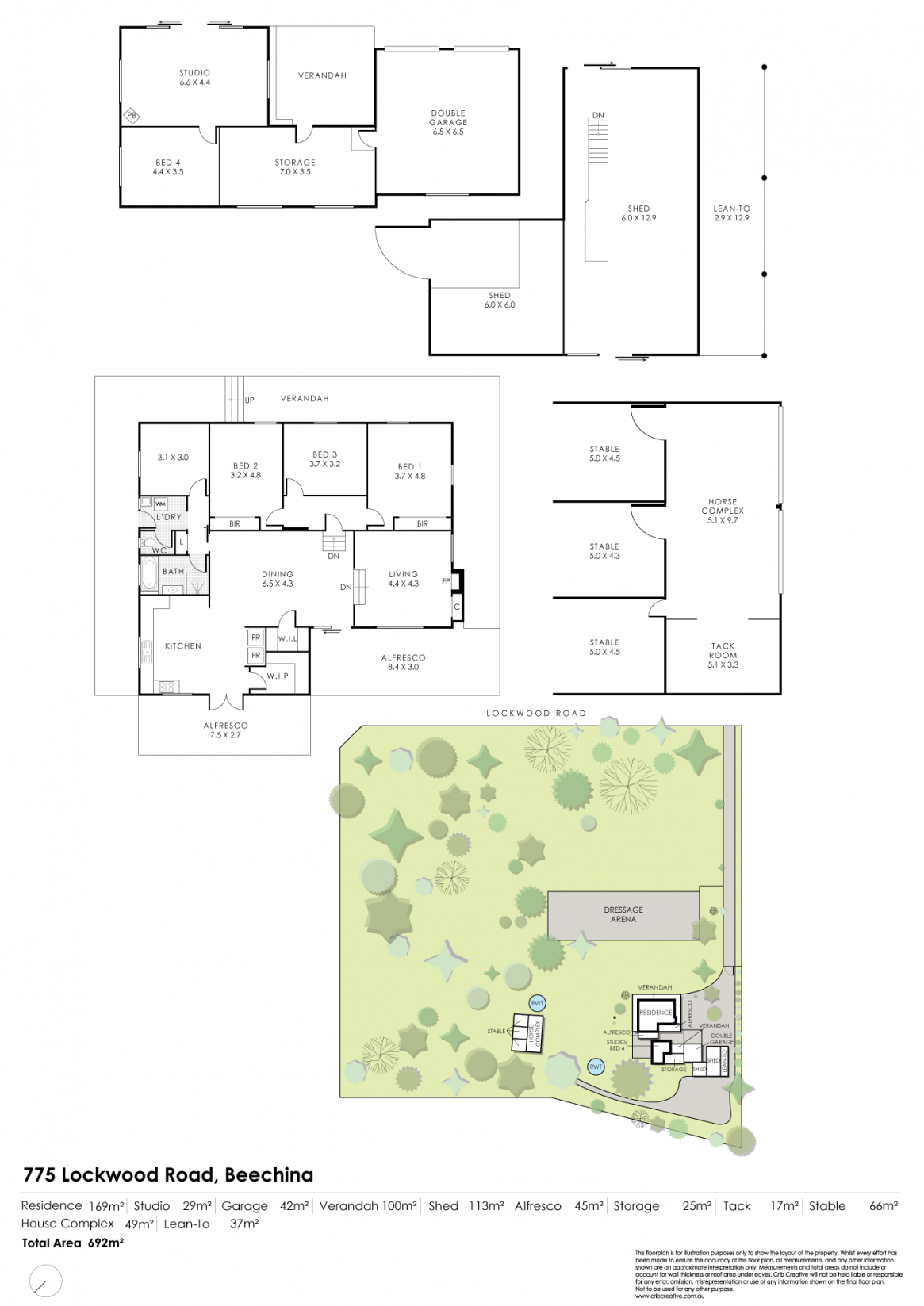 775 Lockwood Road, Beechina Sold by Farmbuy.com - floorplan 1