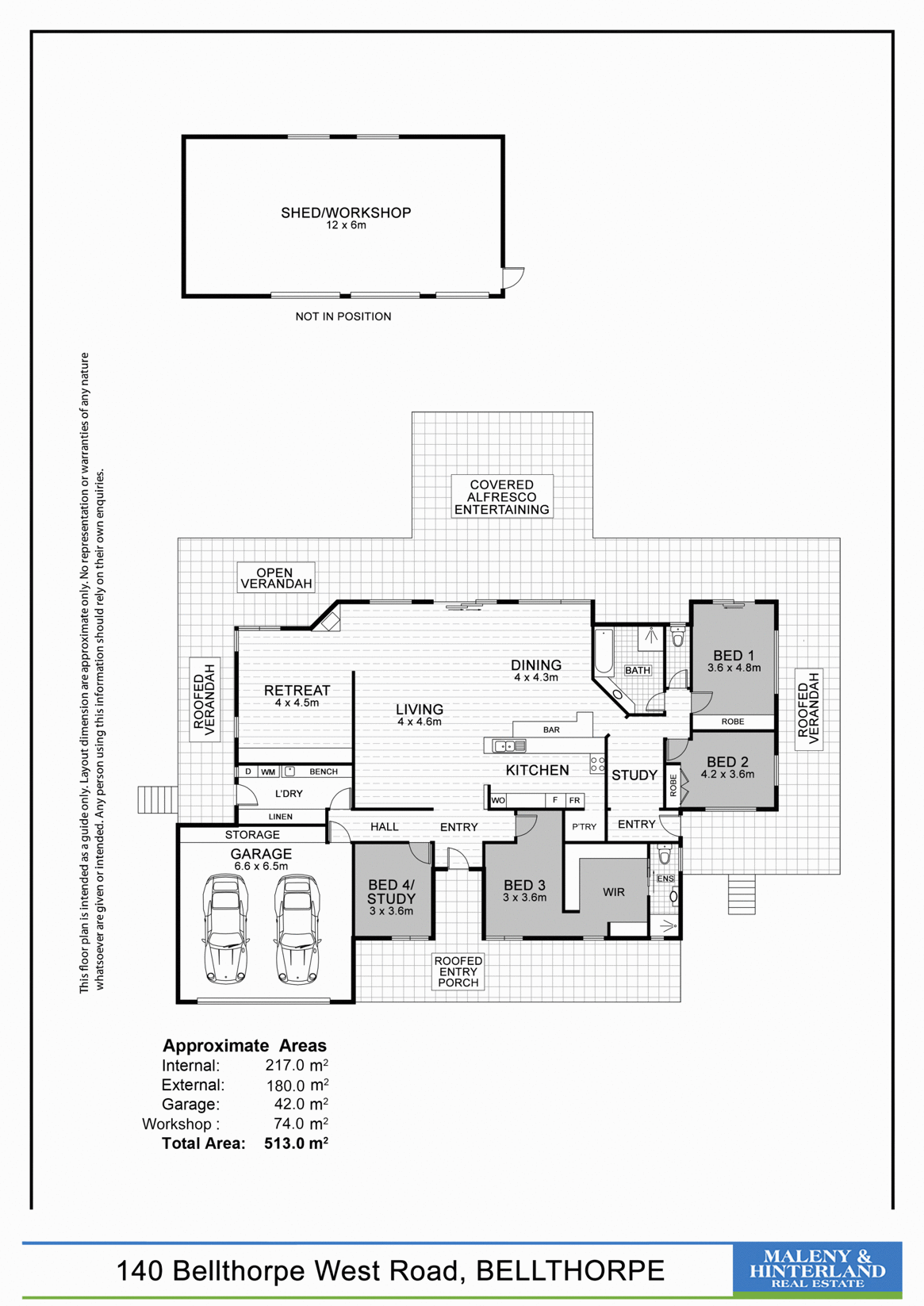 Bellthorpe Sold by Farmbuy.com - floorplan 1