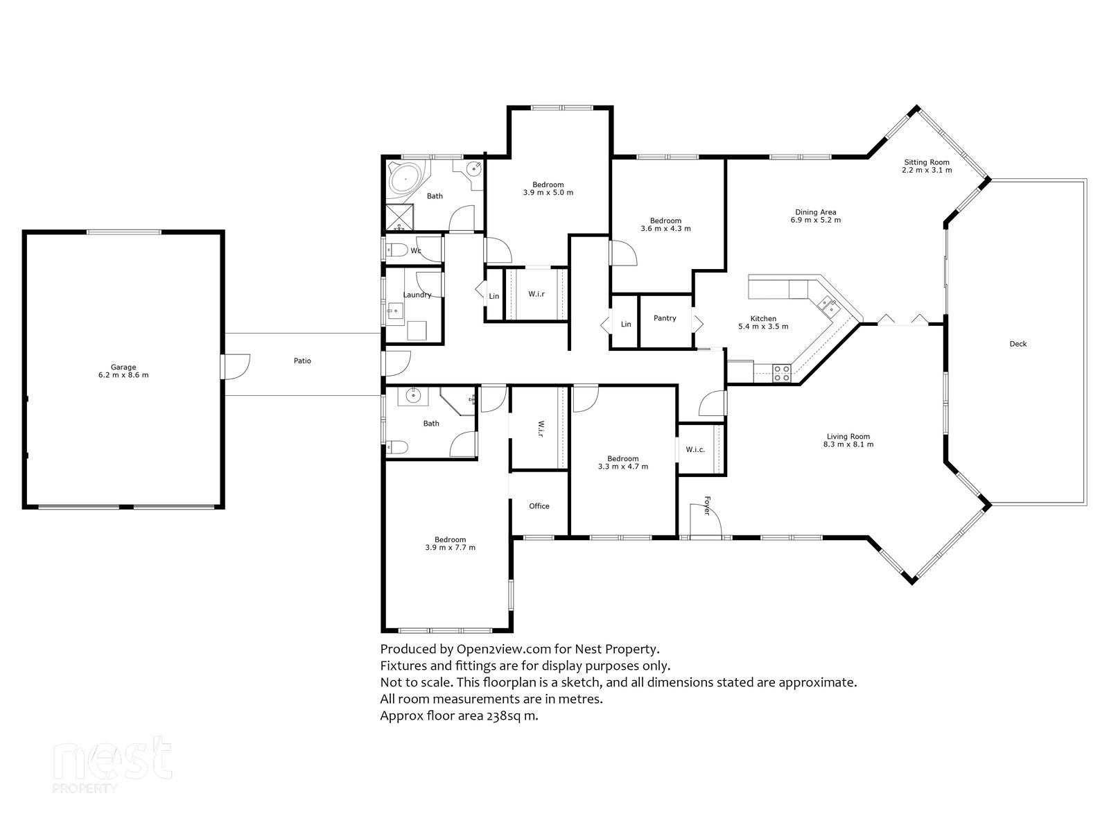 60 Mooreville Road, Shorewell Park For Sale by Farmbuy.com - floorplan 1