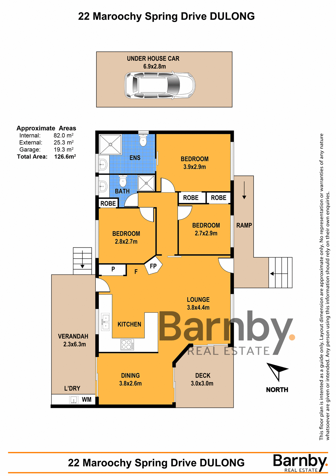 22 Maroochy Spring Dr, Dulong Sold by Farmbuy.com - floorplan 1