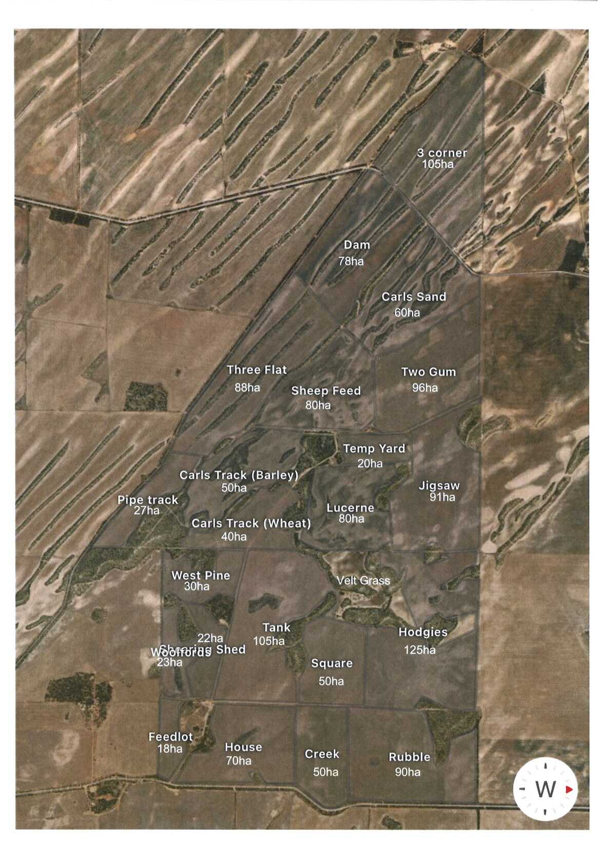 548 Panitya - Darke Peak Road Caralue, Kimba Sold by Farmbuy.com - floorplan 1