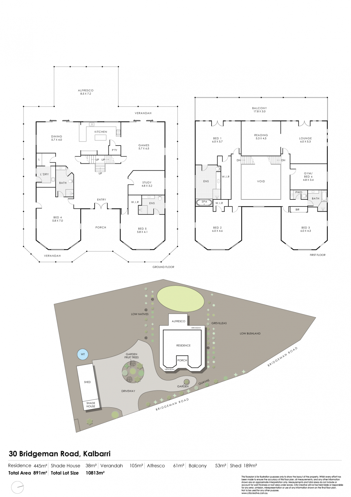30 Bridgeman Road, Kalbarri Sold by Farmbuy.com - floorplan 1
