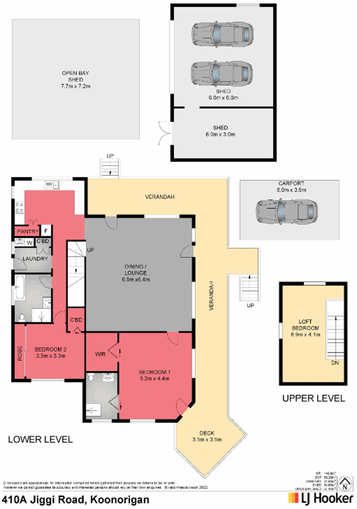 410A Jiggi Road, Koonorigan Sold by Farmbuy.com - floorplan 1