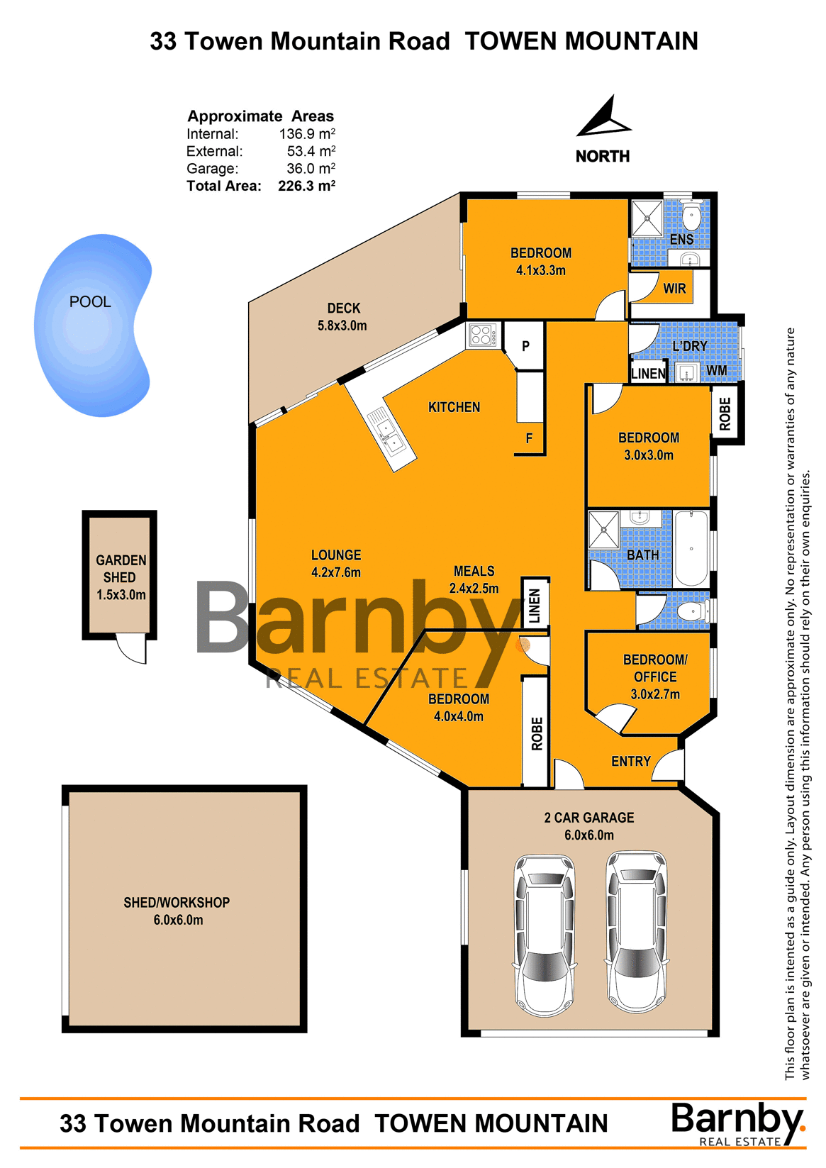 33 Towen Mount Rd, Towen Mountain Sold by Farmbuy.com - floorplan 1