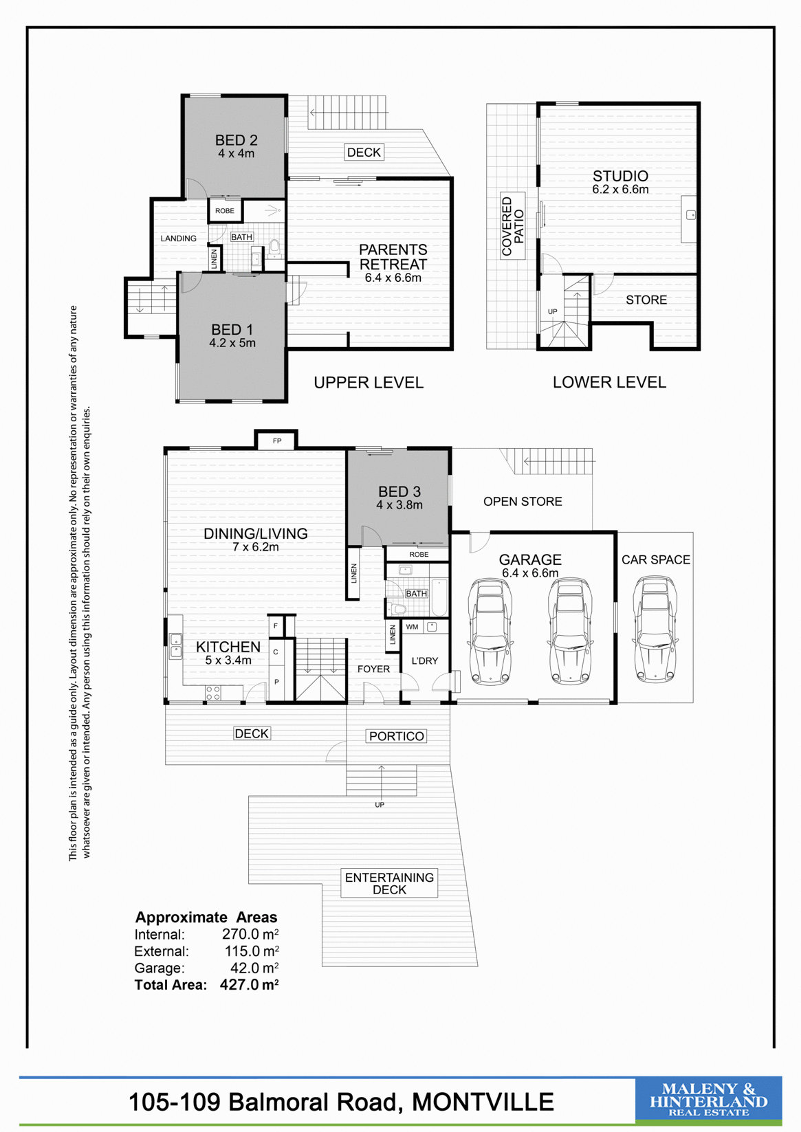 105-109 Balmoral Road, Montville Sold by Farmbuy.com - floorplan 1