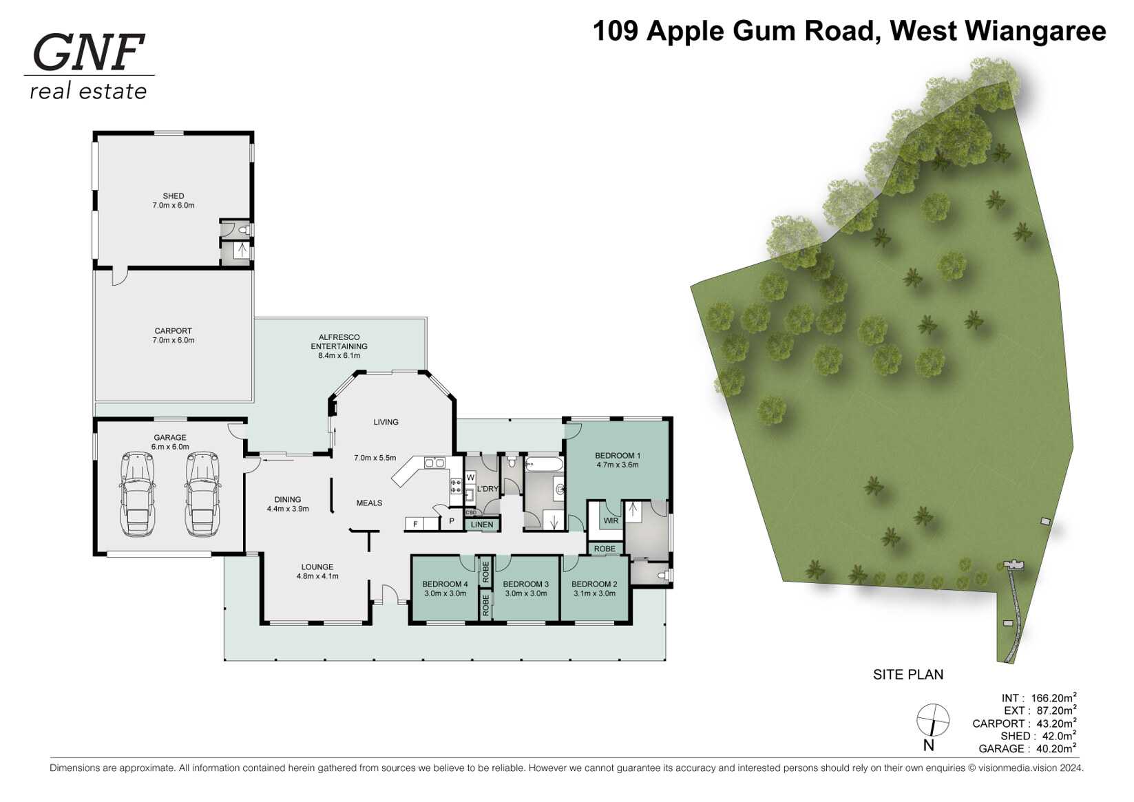 109 Apple Gum Road, West Wiangaree Sold by Farmbuy.com - floorplan 1