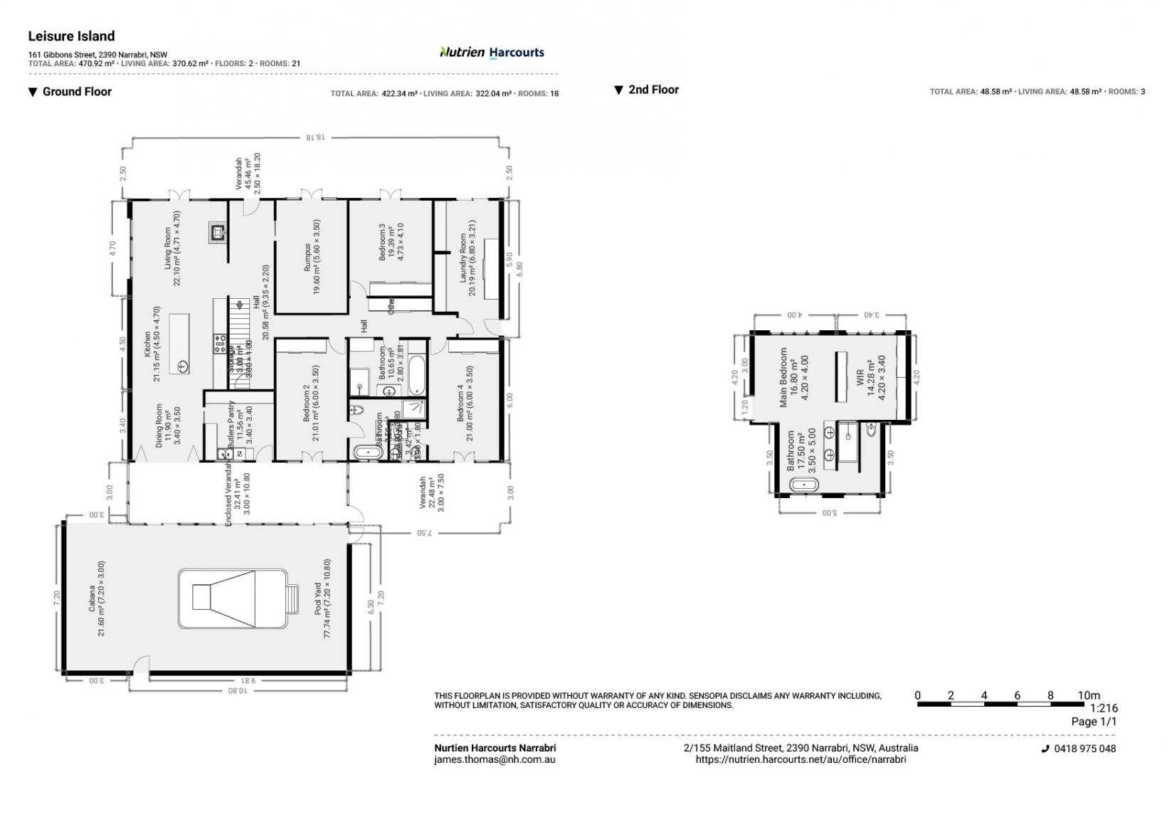 161 Gibbons Street, Narrabri Sold by Farmbuy.com - floorplan 1