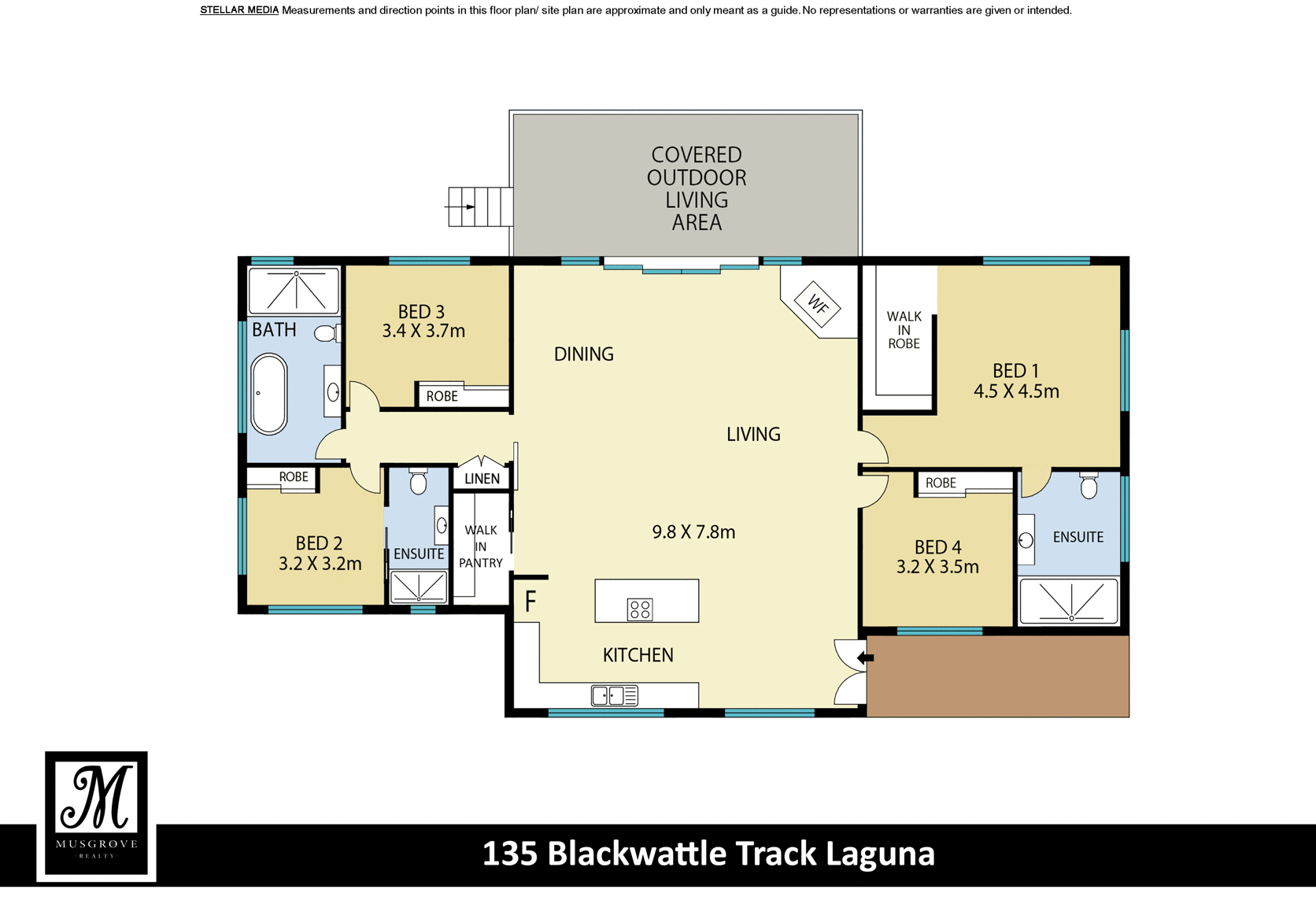 135 Blackwattle Track, Laguna Sold by Farmbuy.com - floorplan 1