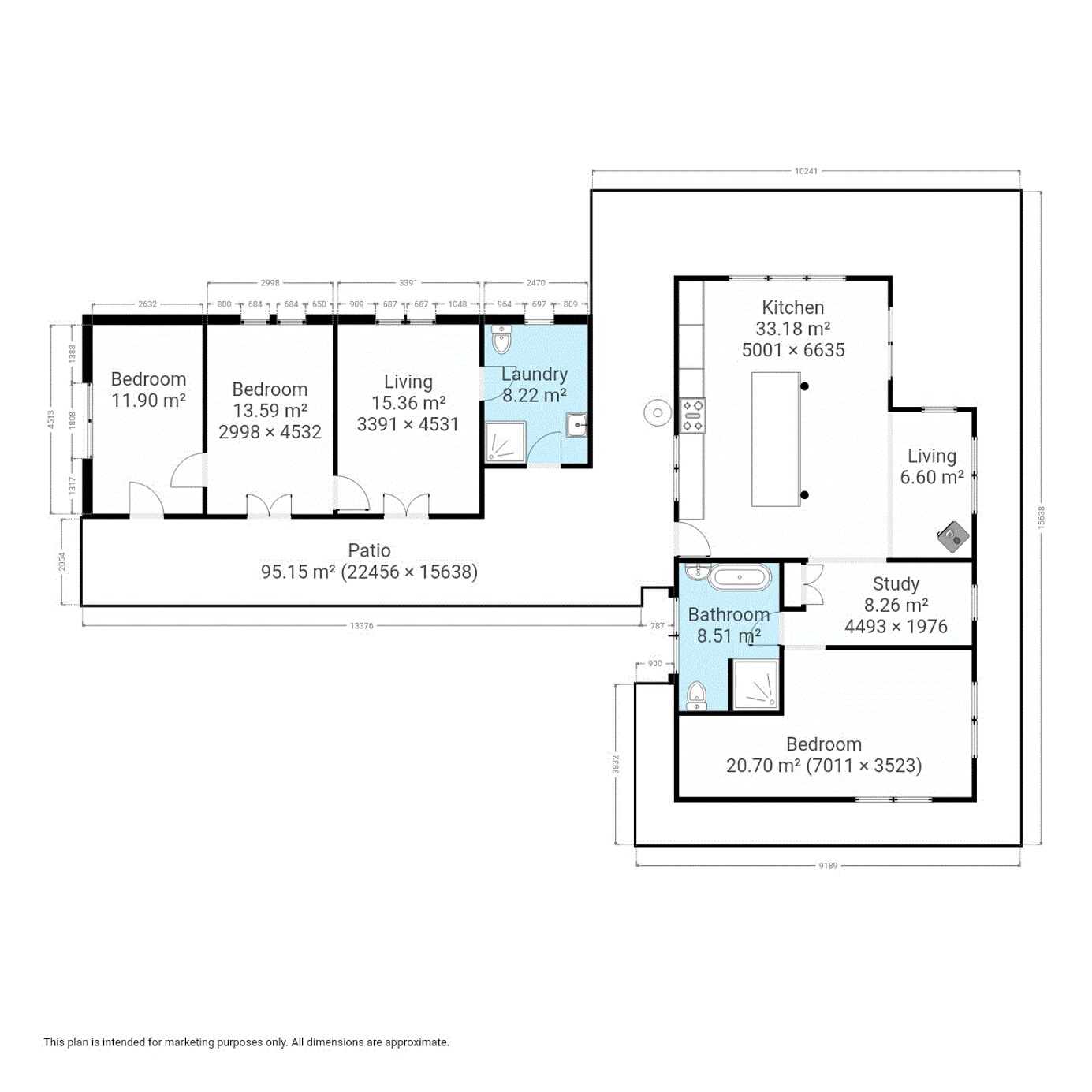 54 Emerald Crescent, Kalaru Sold by Farmbuy.com - floorplan 1