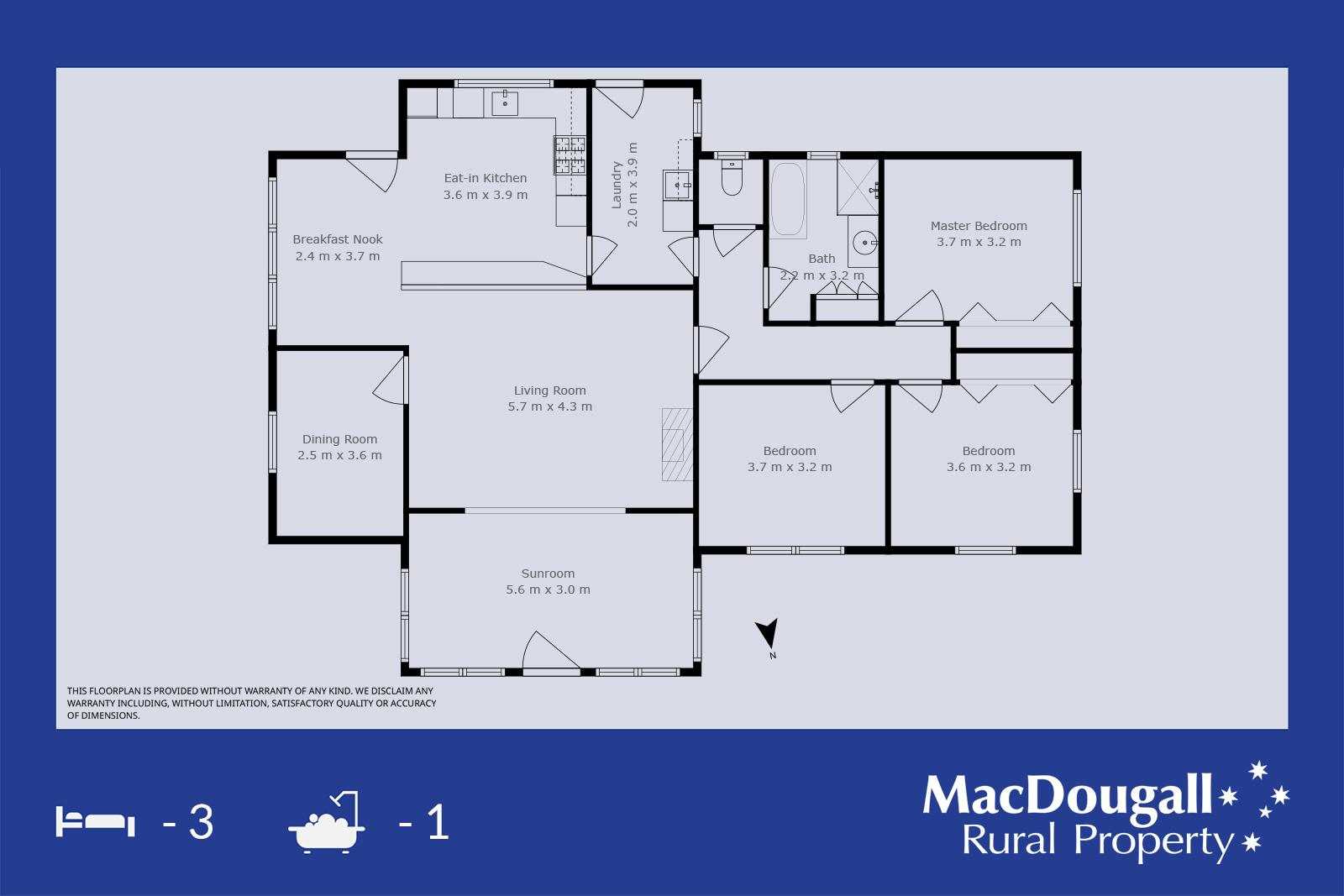 161 Hickeys Road, Wongwibinda For Sale by Farmbuy.com - floorplan 1