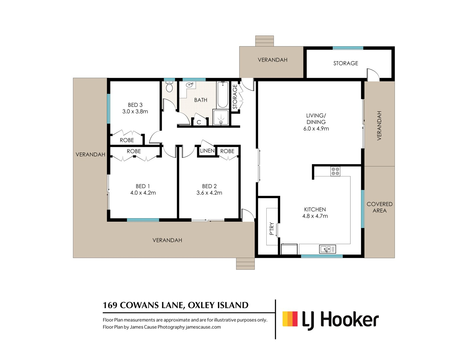 169 Cowans Lane, Oxley Island Sold by Farmbuy.com - floorplan 1