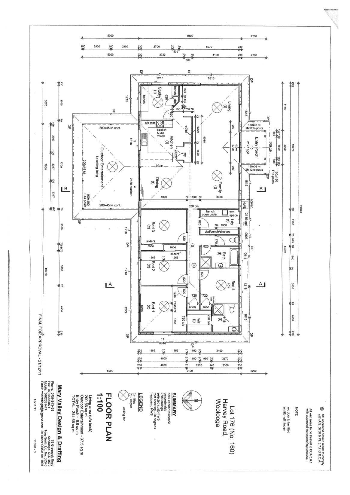 160 Harvey Road, Lower Wonga Sold by Farmbuy.com - floorplan 1