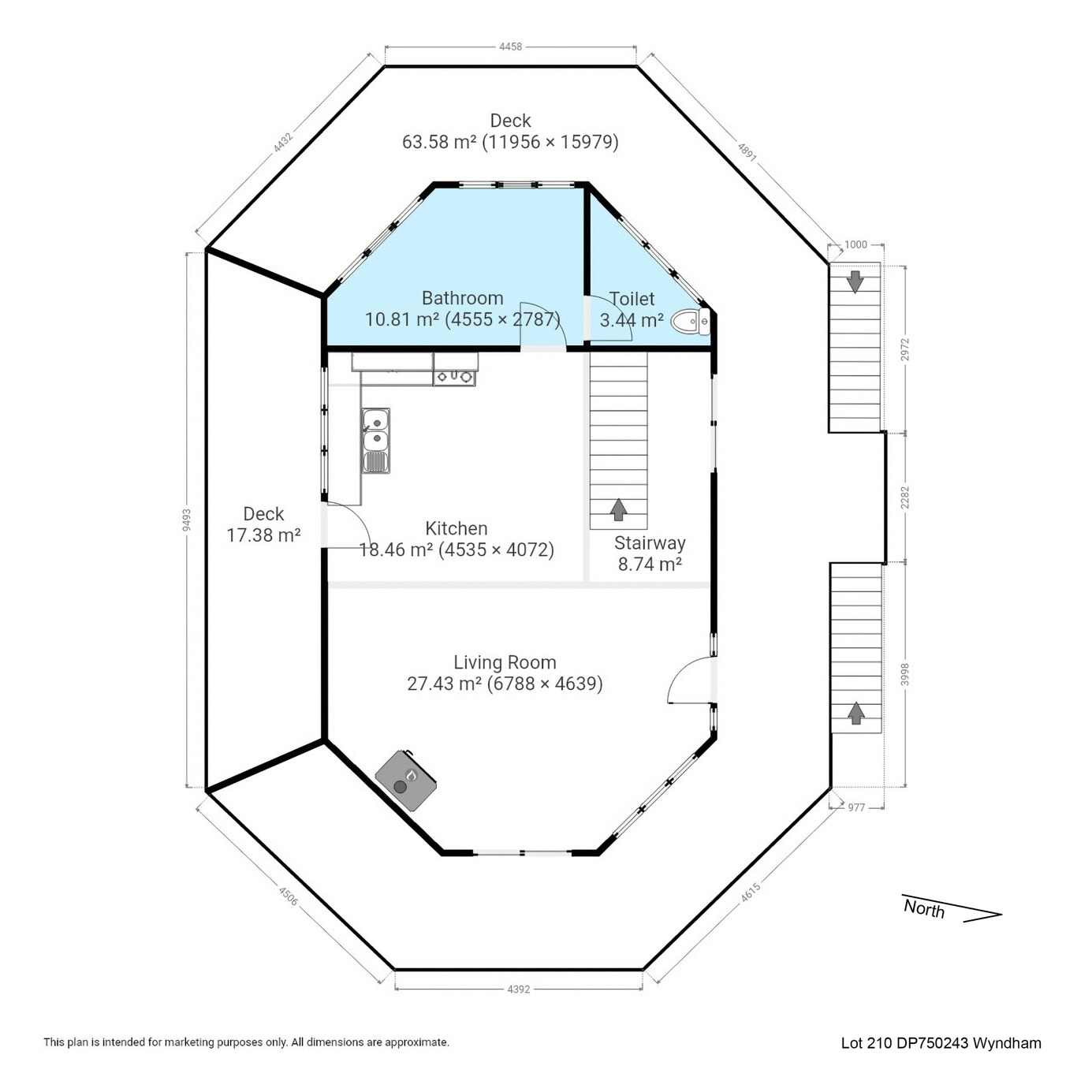 Lot 210 DP750243 Mt Darragh Road, Wyndham Sold by Farmbuy.com - floorplan 2