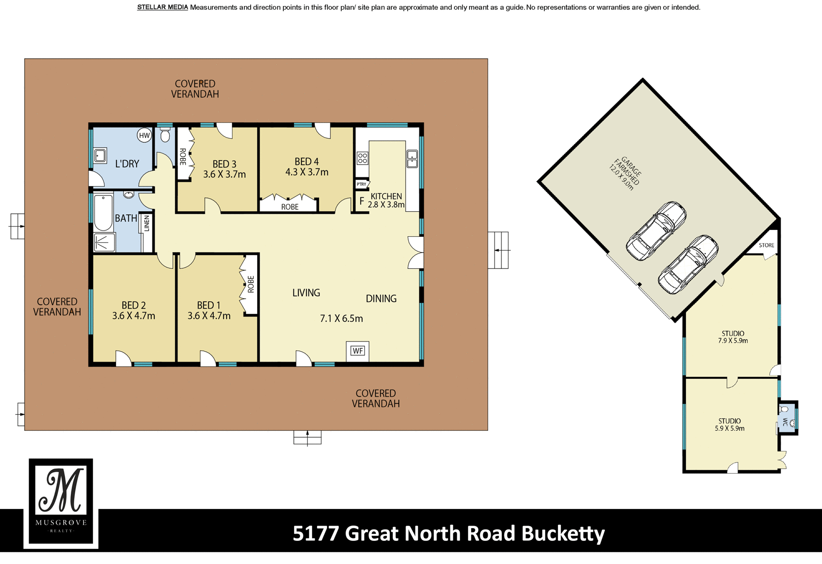 5177 Great North Road, Bucketty Sold by Farmbuy.com - floorplan 1