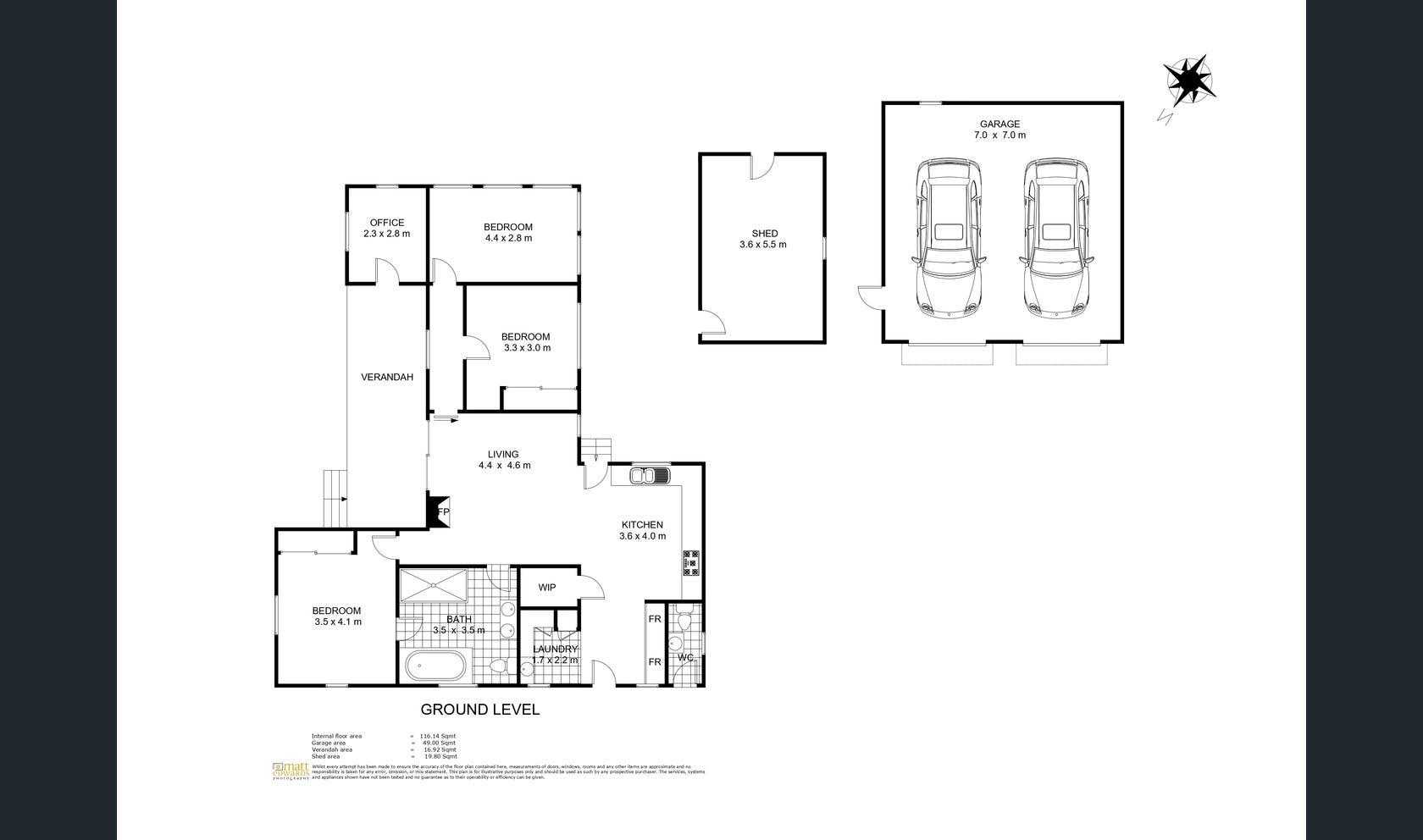 161 Sweedman Road, Millmerran For Sale by Farmbuy.com - floorplan 1