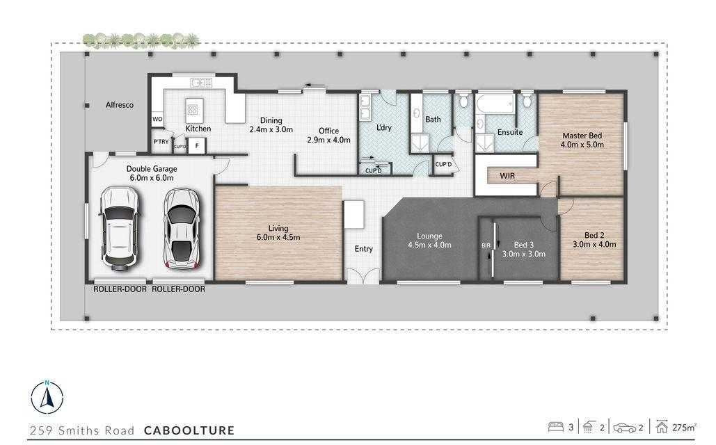 259 Smiths Road, Caboolture For Sale by Farmbuy.com - floorplan 1