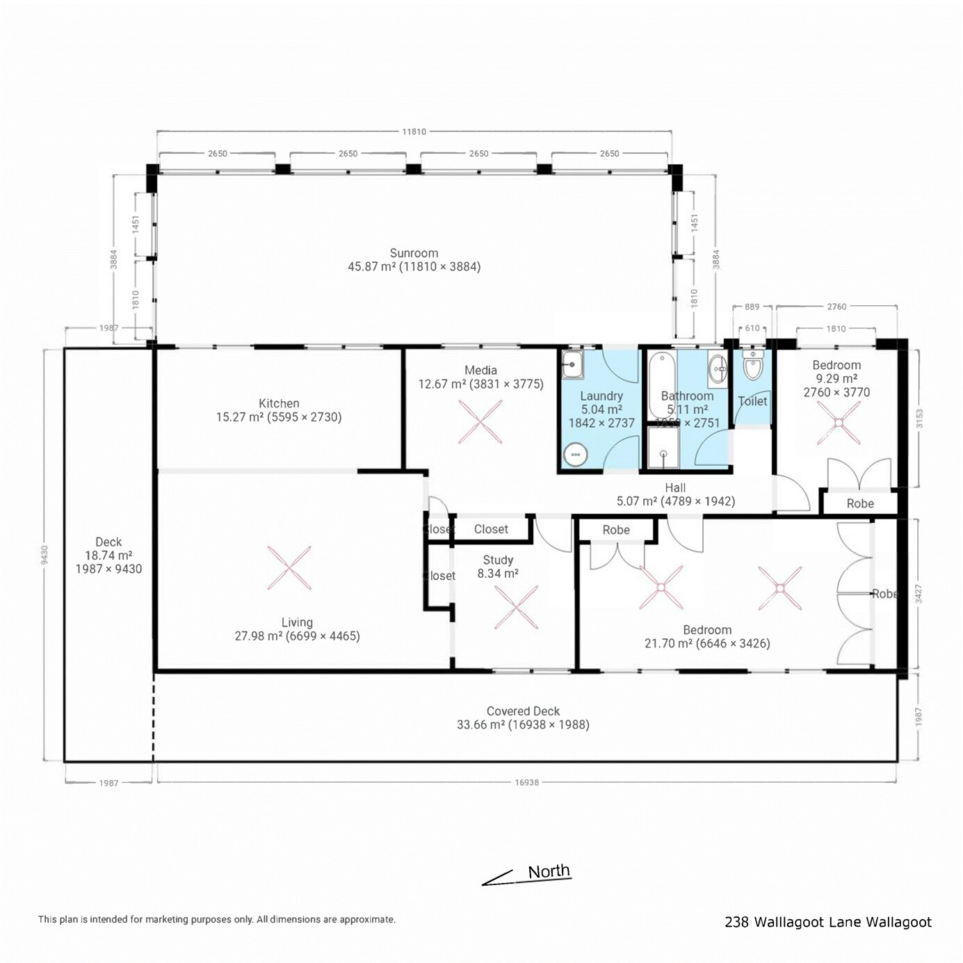 238 Wallagoot Lane, Wallagoot Sold by Farmbuy.com - floorplan 2