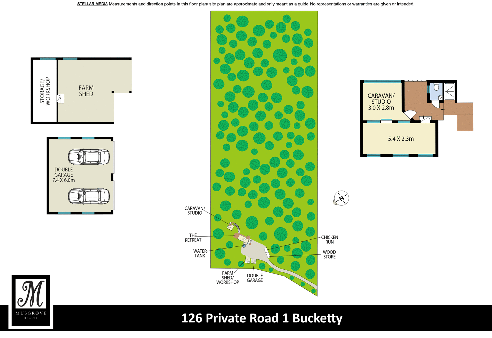 126 Private Road 1, Bucketty Sold by Farmbuy.com - floorplan 2