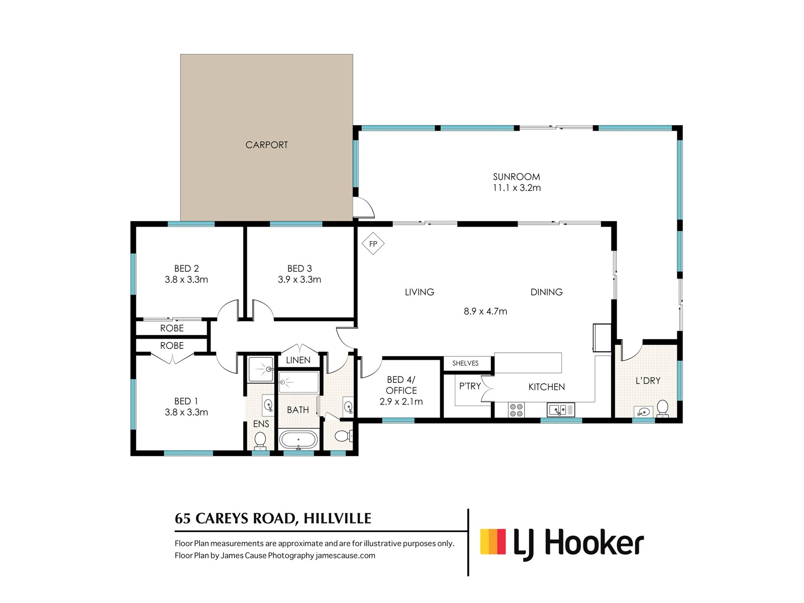 65 Careys Road, Hillville Sold by Farmbuy.com - floorplan 1