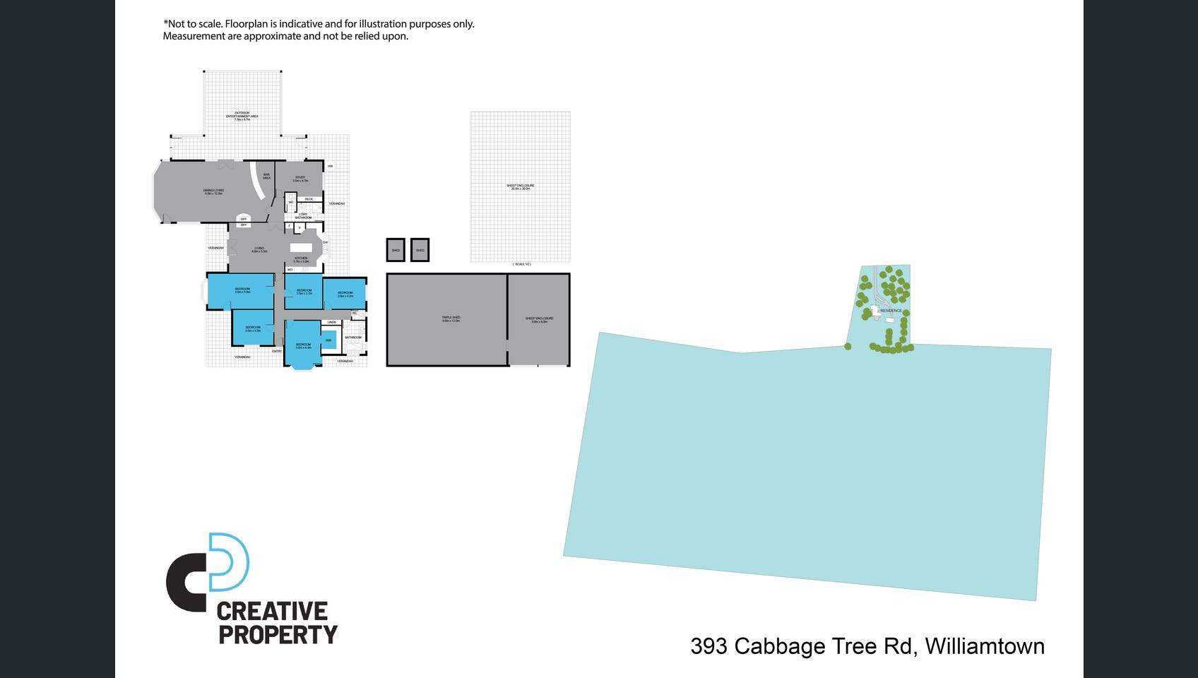 393 Cabbage Tree Road, Williamtown For Sale by Farmbuy.com - floorplan 1