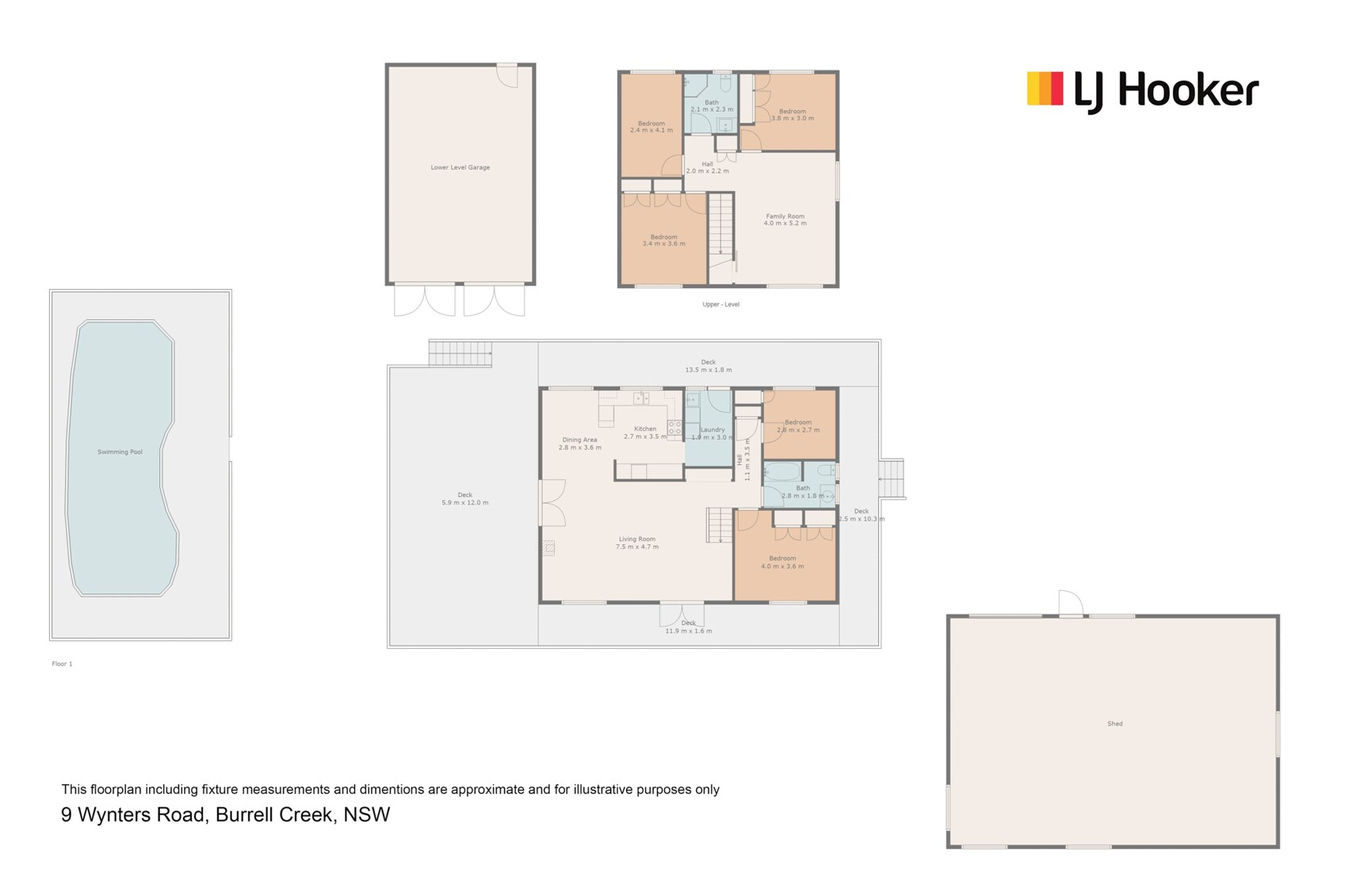 9 Wynters Road, Burrell Creek Sold by Farmbuy.com - floorplan 1