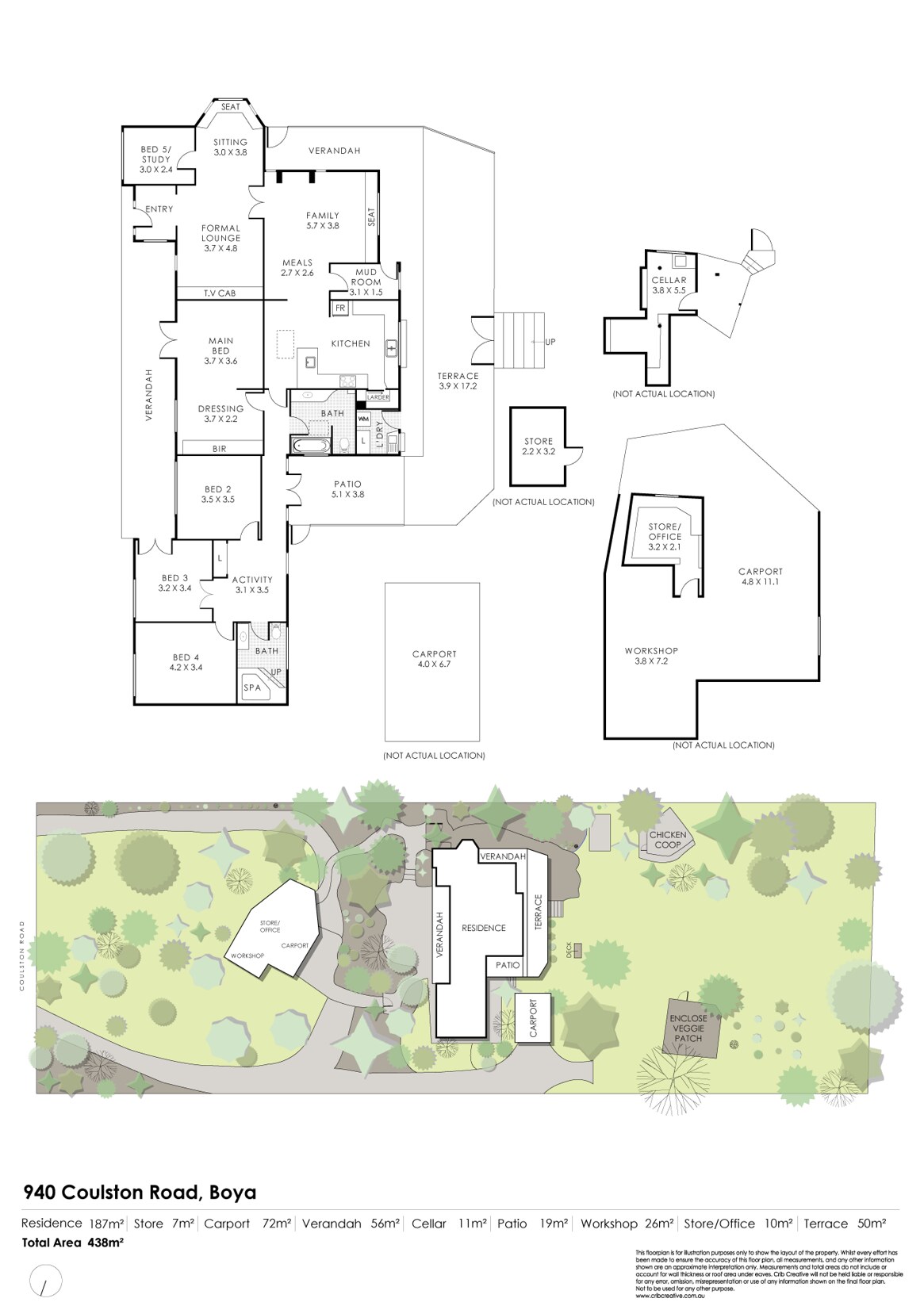 940 Coulston Road, Boya Sold by Farmbuy.com - floorplan 1