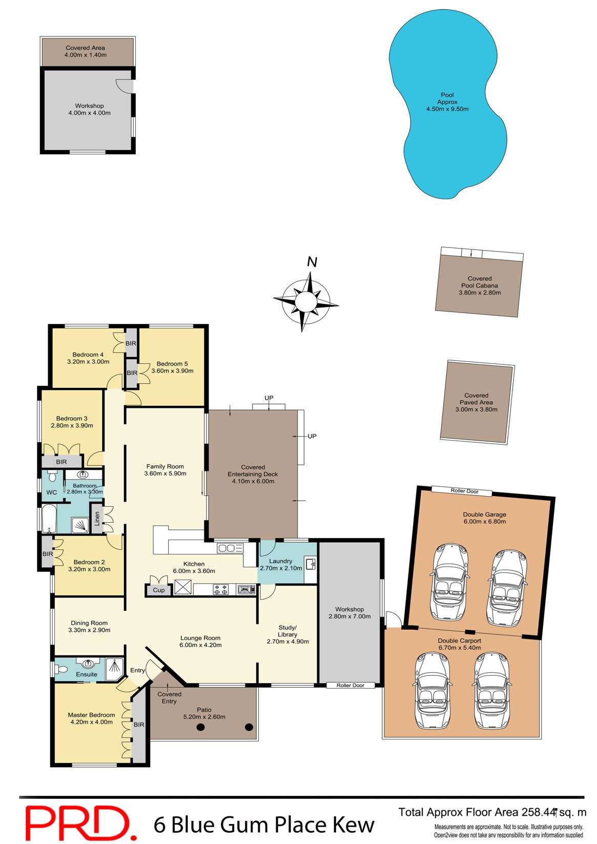 6 Blue Gum Place, Kew Sold by Farmbuy.com - floorplan 1