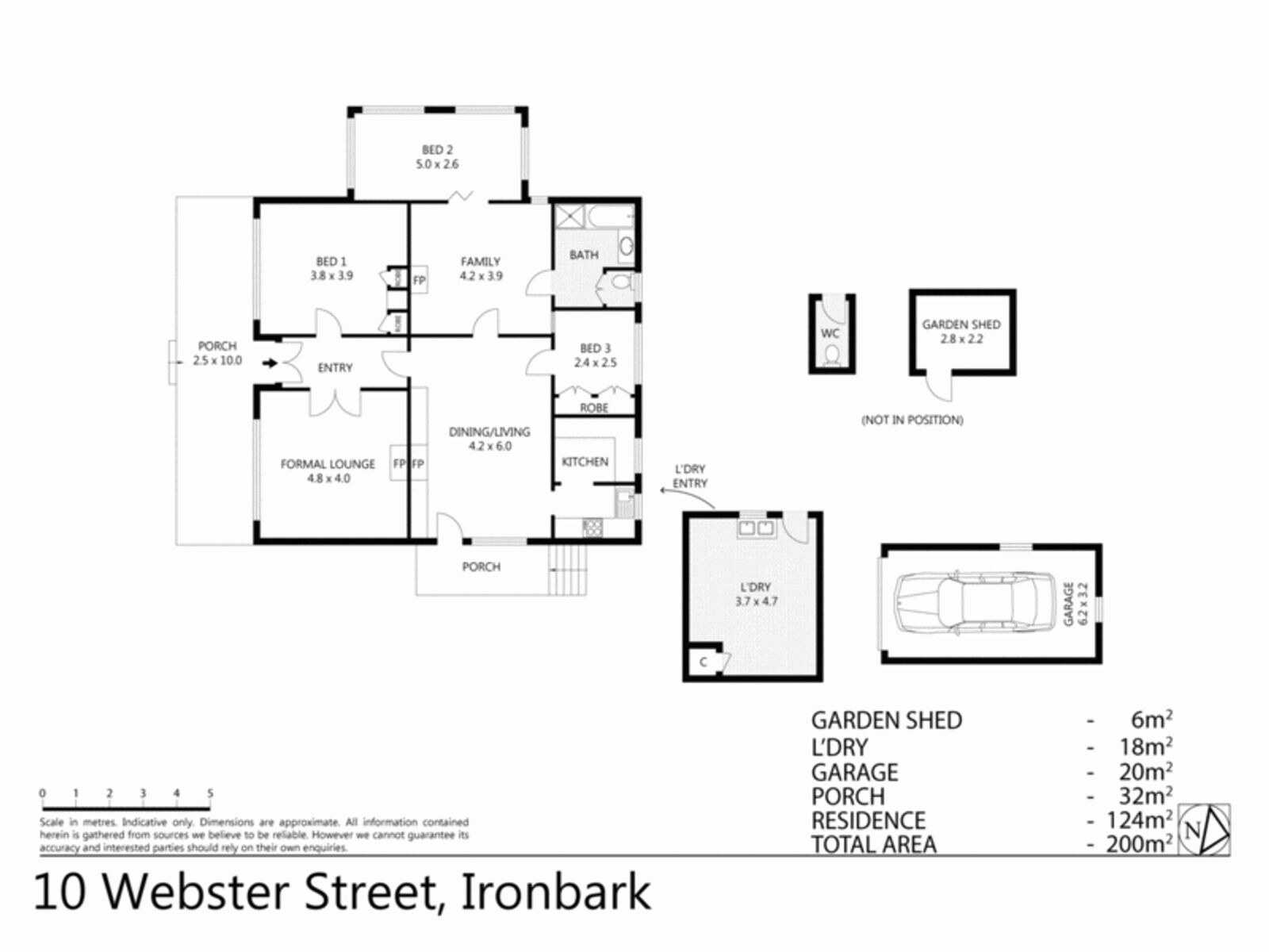 10 Webster Street, Ironbark Sold by Farmbuy.com - floorplan 1