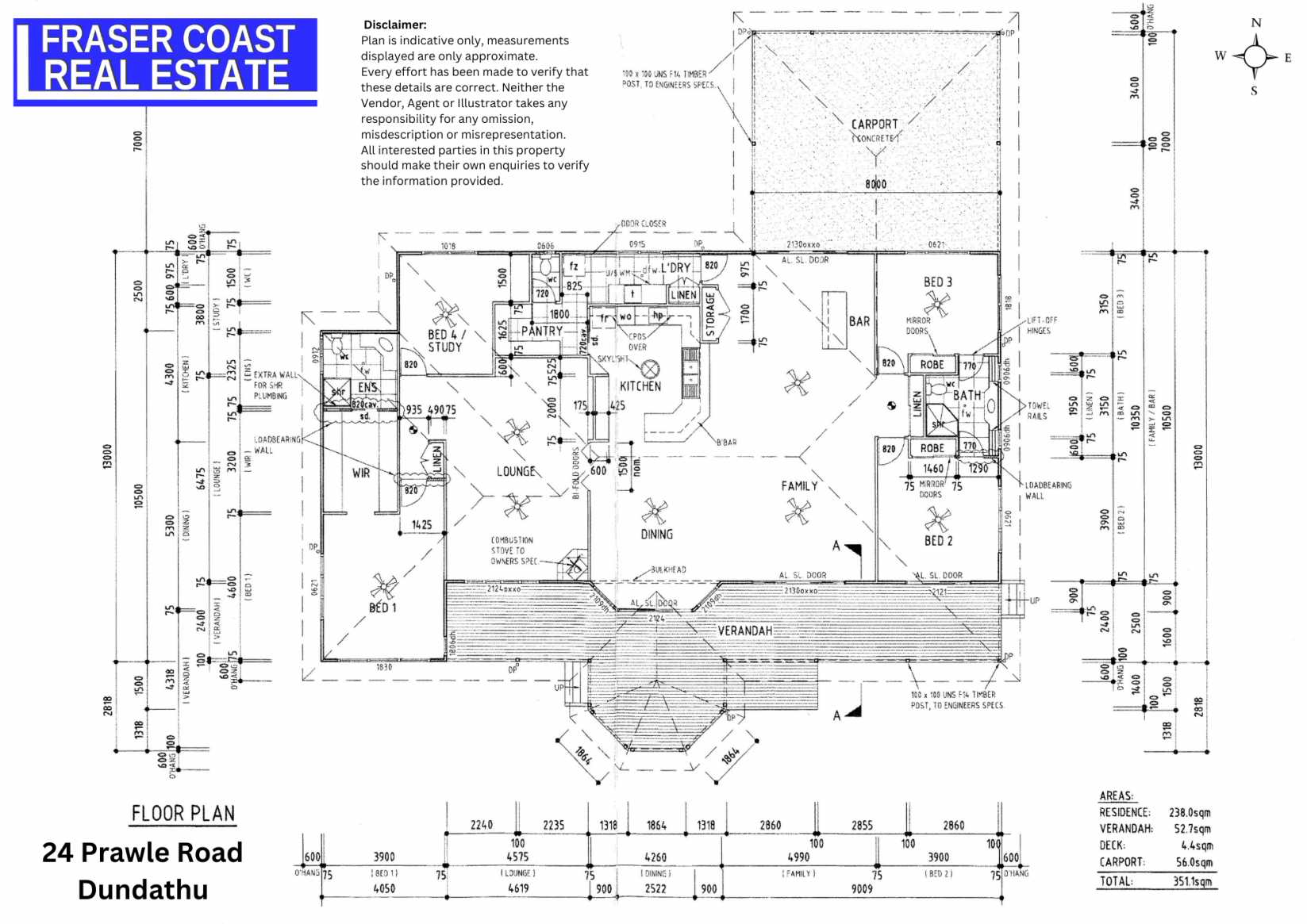 24 Prawle Road, Dundathu For Sale by Farmbuy.com - floorplan 1