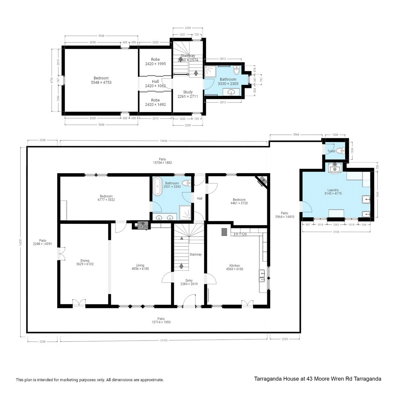 48 Moore Wren Road, Tarraganda For Sale by Farmbuy.com - floorplan 1
