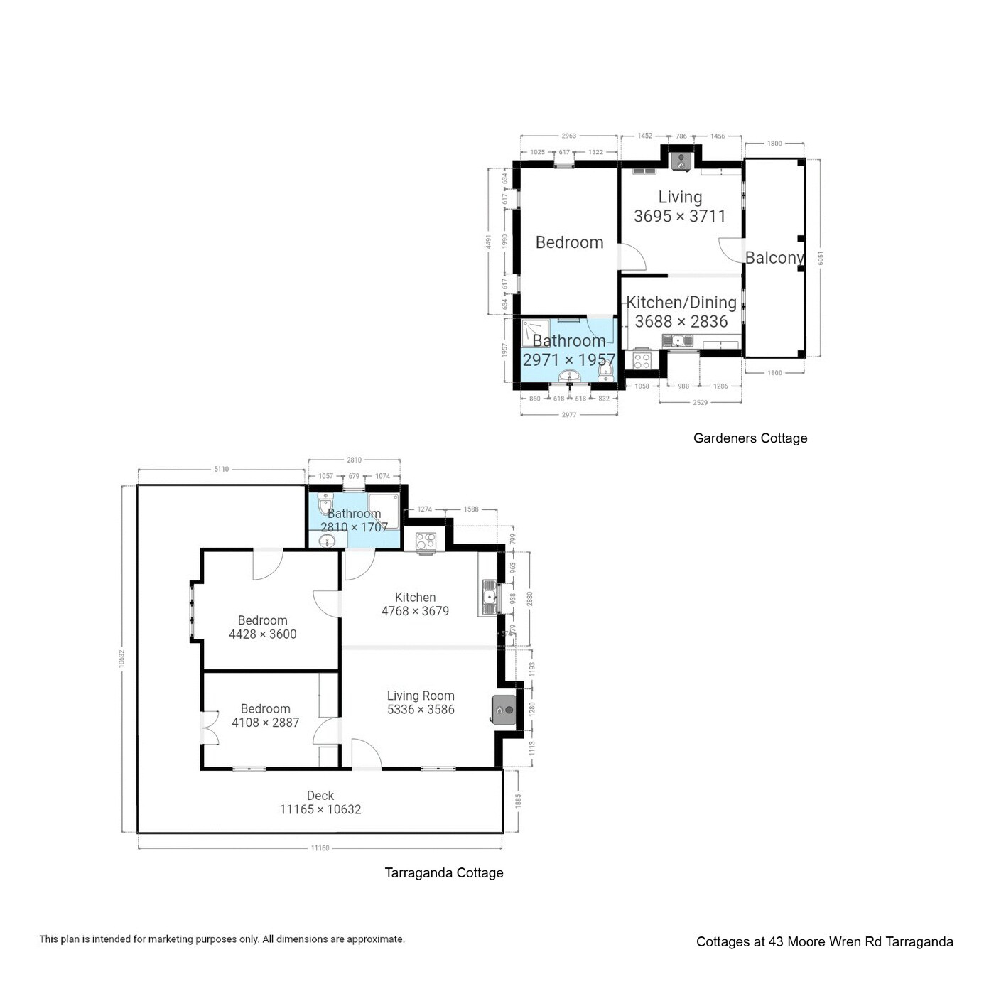 48 Moore Wren Road, Tarraganda For Sale by Farmbuy.com - floorplan 2