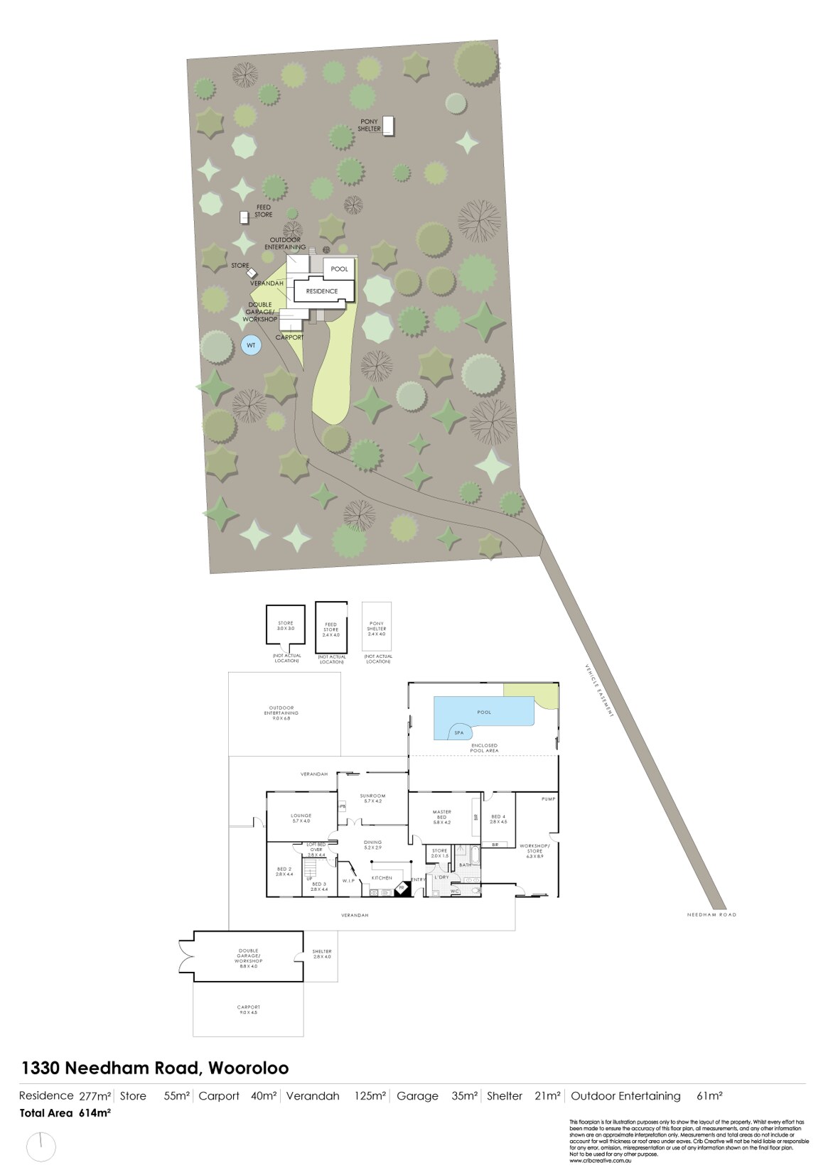 1330 Needham Road, Wooroloo Sold by Farmbuy.com - floorplan 1