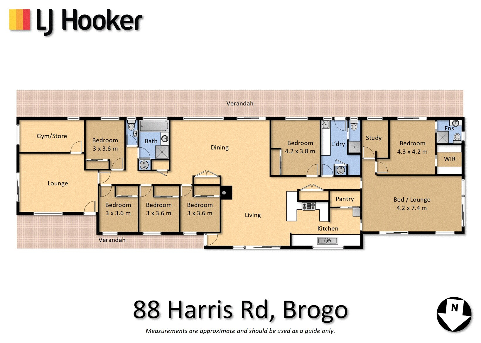 88 Harris Road, Brogo For Sale by Farmbuy.com - floorplan 1