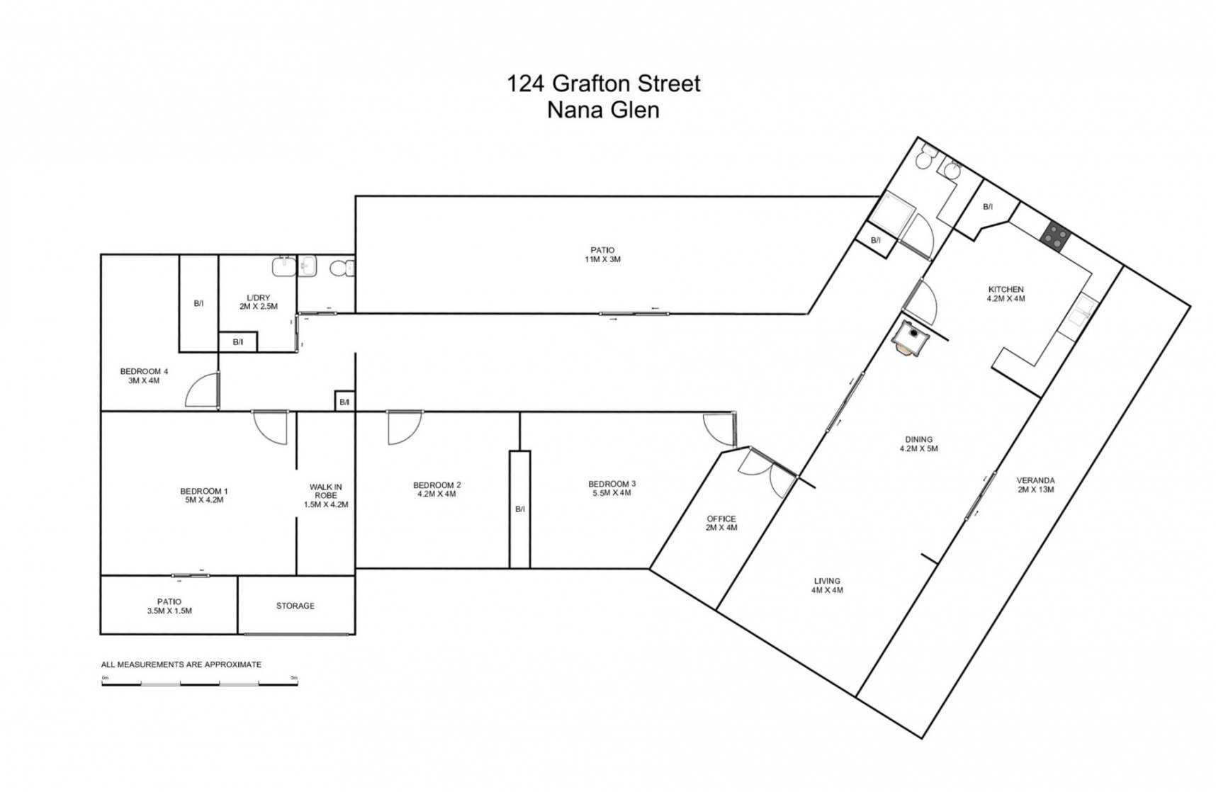 124  & 124A Grafton Street, Nana Glen  For Sale by Farmbuy.com - floorplan 1