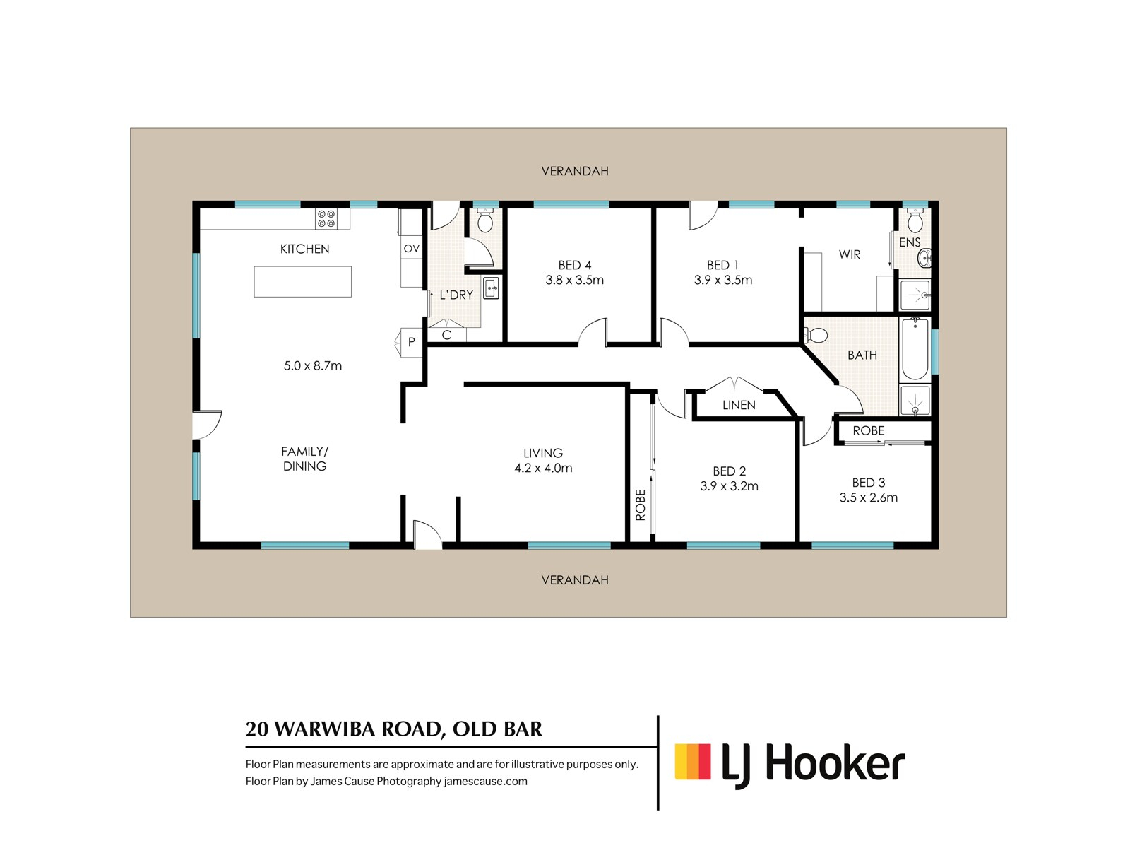 20 Warwiba Road, Old Bar Sold by Farmbuy.com - floorplan 1