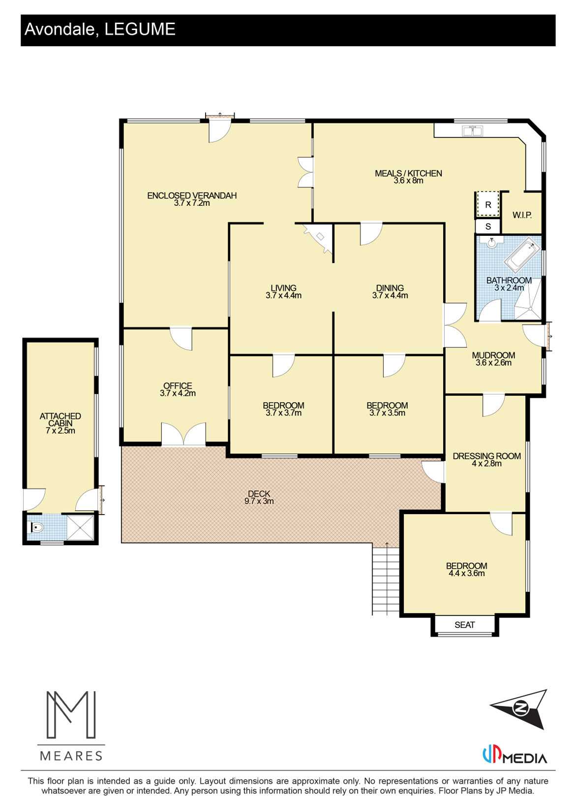 158 Vinegar Hill Road, Legume Sold by Farmbuy.com - floorplan 1