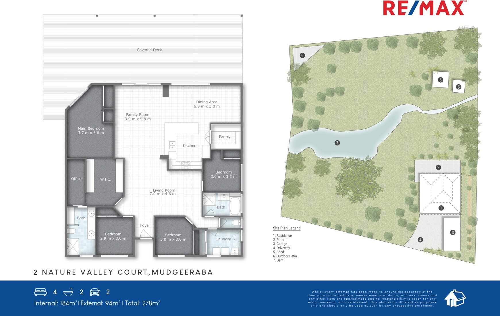 2-6 Nature Valley Court, Tallai Sold by Farmbuy.com - floorplan 1