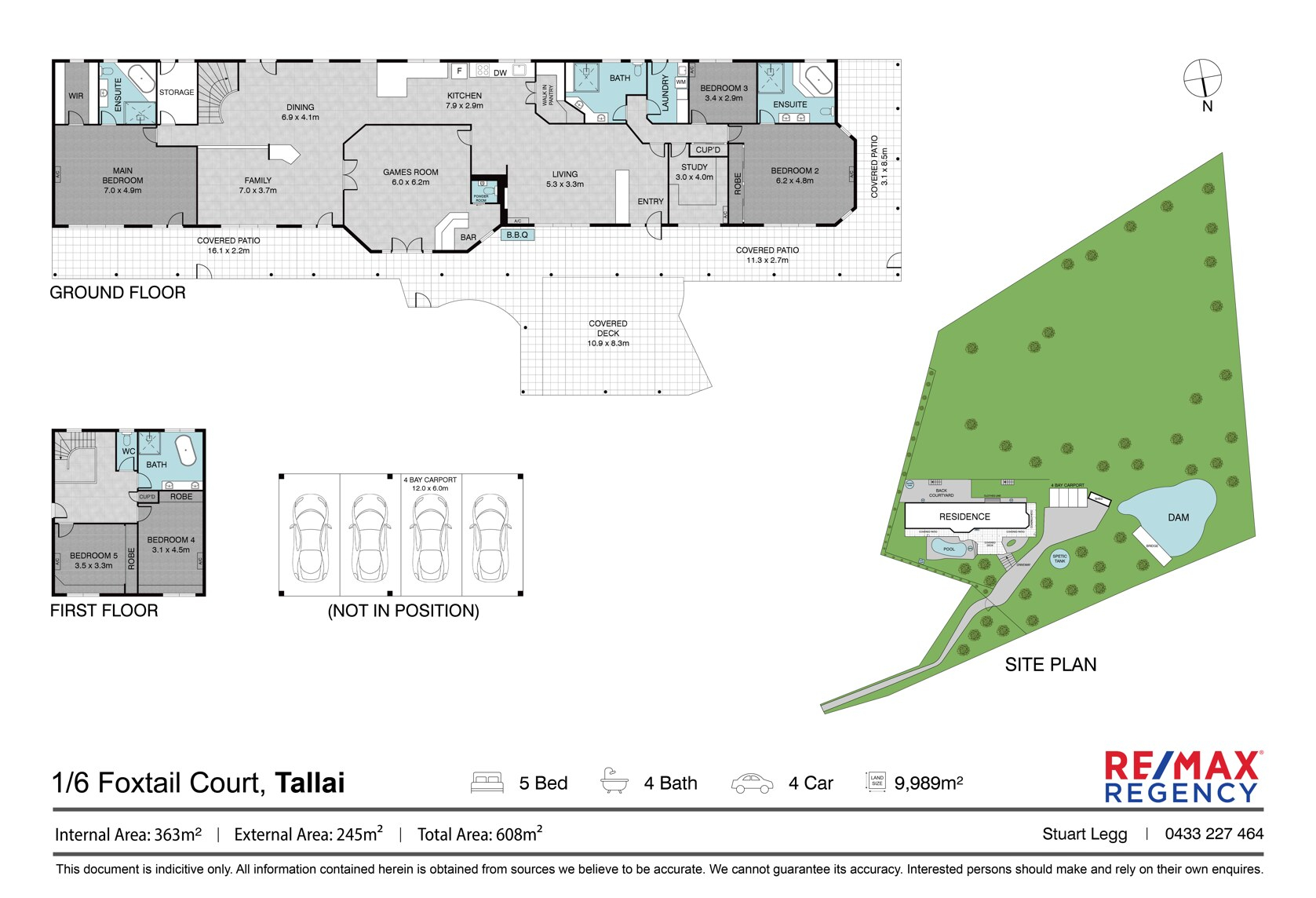 1/6 Foxtail Court, Tallai Sold by Farmbuy.com - floorplan 1