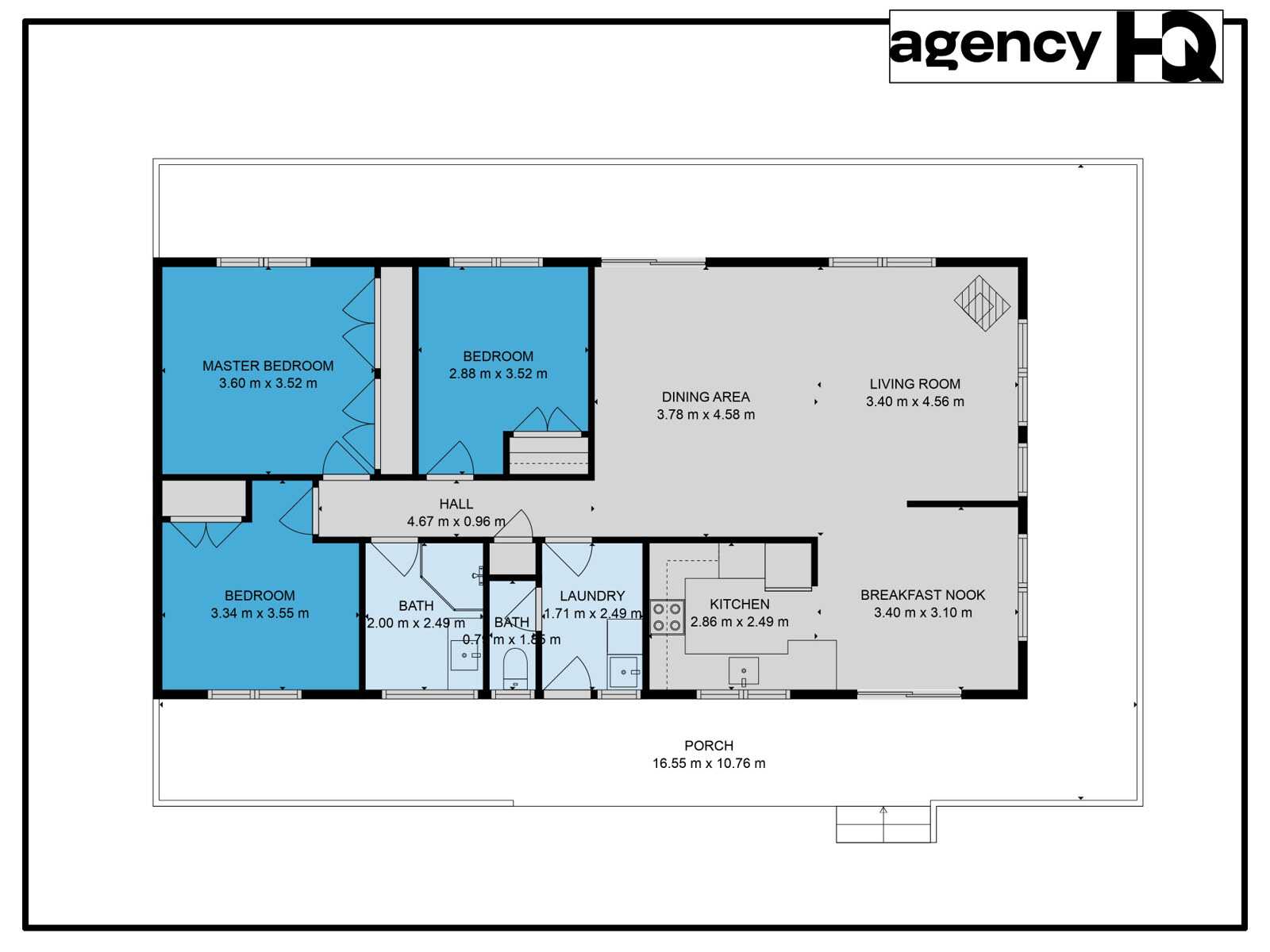 Caffreys Flat For Sale by Farmbuy.com - floorplan 1