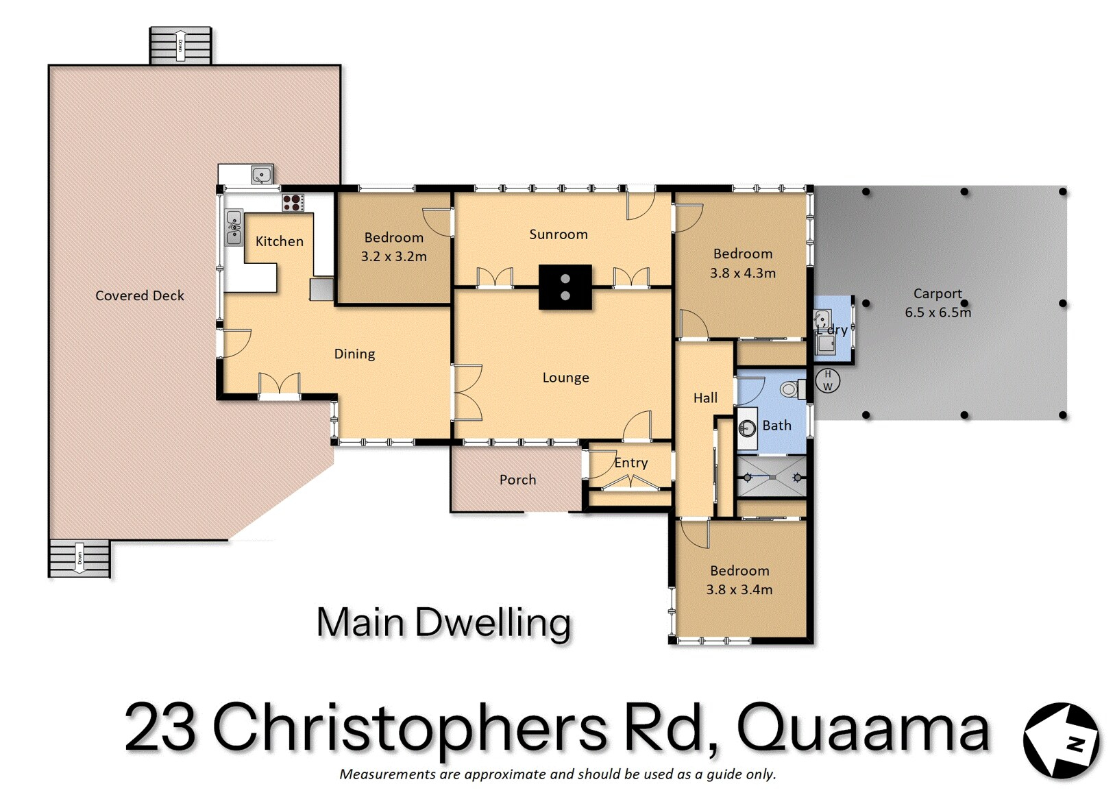 23 Christophers Road, Quaama Sold by Farmbuy.com - floorplan 2