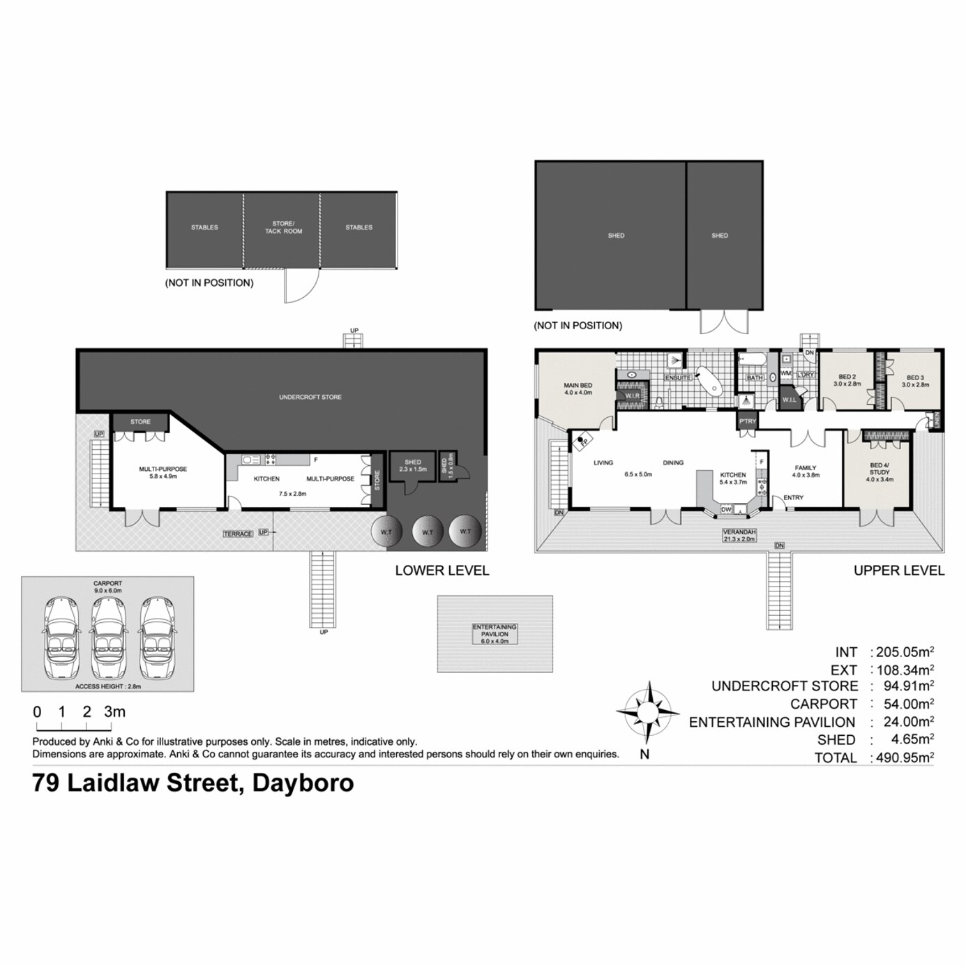 79 Laidlaw Street, Dayboro Sold by Farmbuy.com - floorplan 1