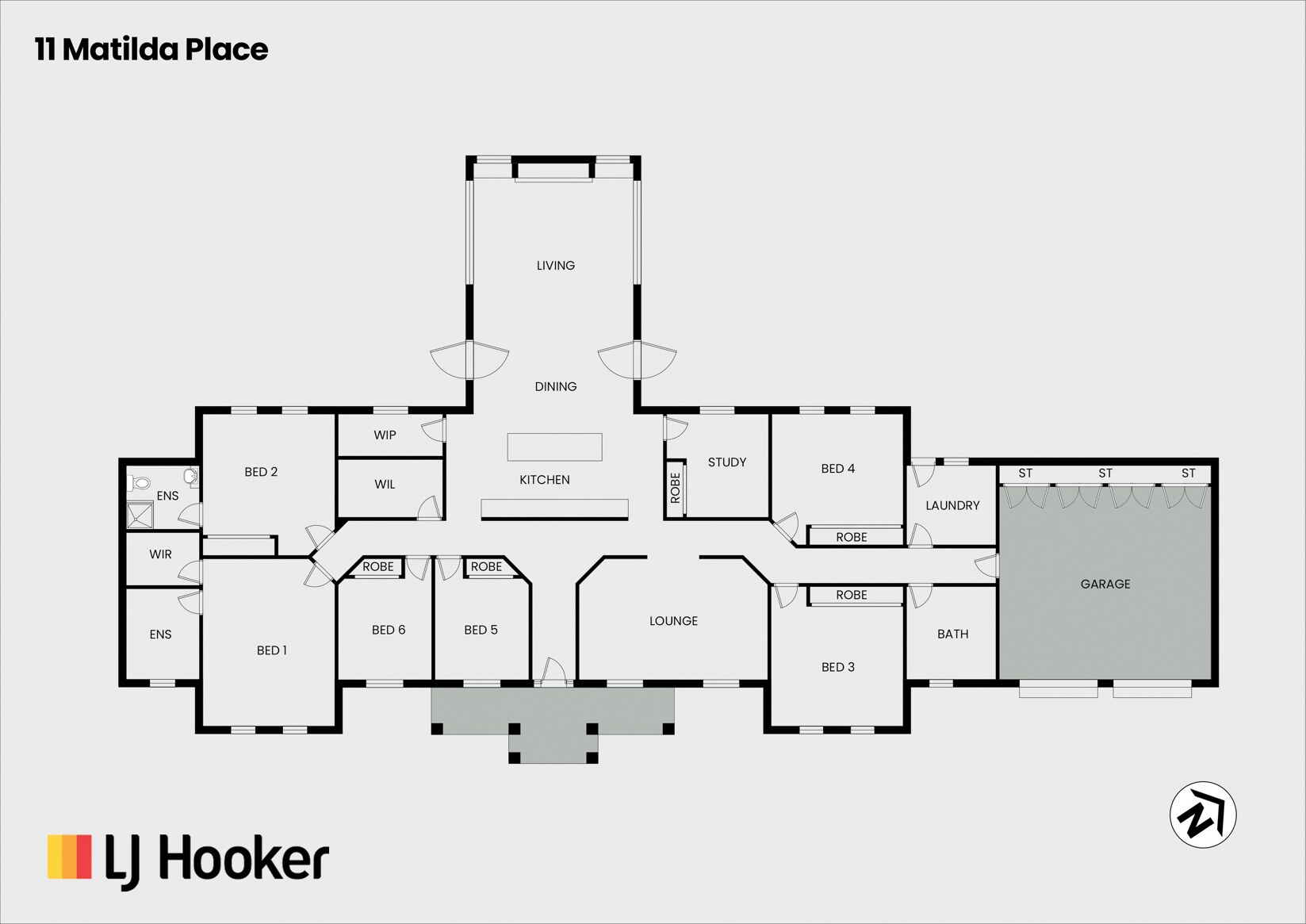 11 Matilda Place, Young Sold by Farmbuy.com - floorplan 1