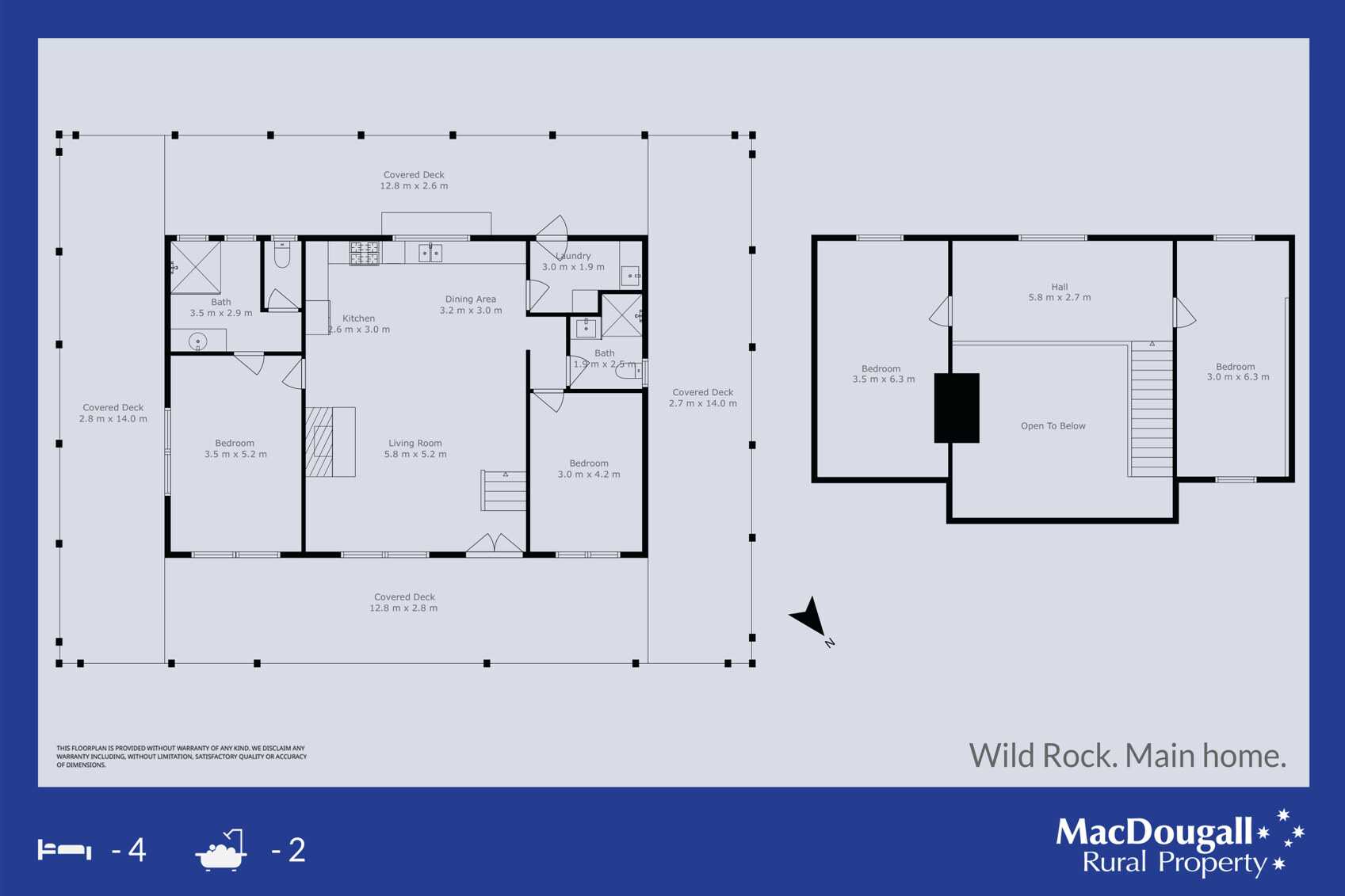 Wild Rock, Ebor Sold by Farmbuy.com - floorplan 1