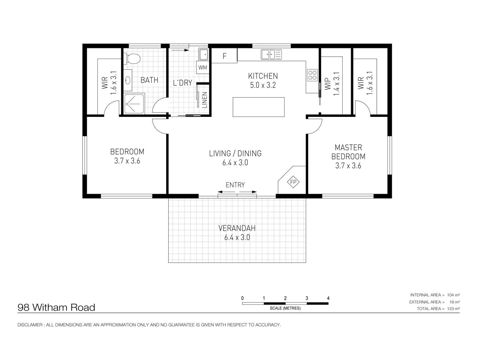 98 Witham Road, The Dawn Sold by Farmbuy.com - floorplan 1