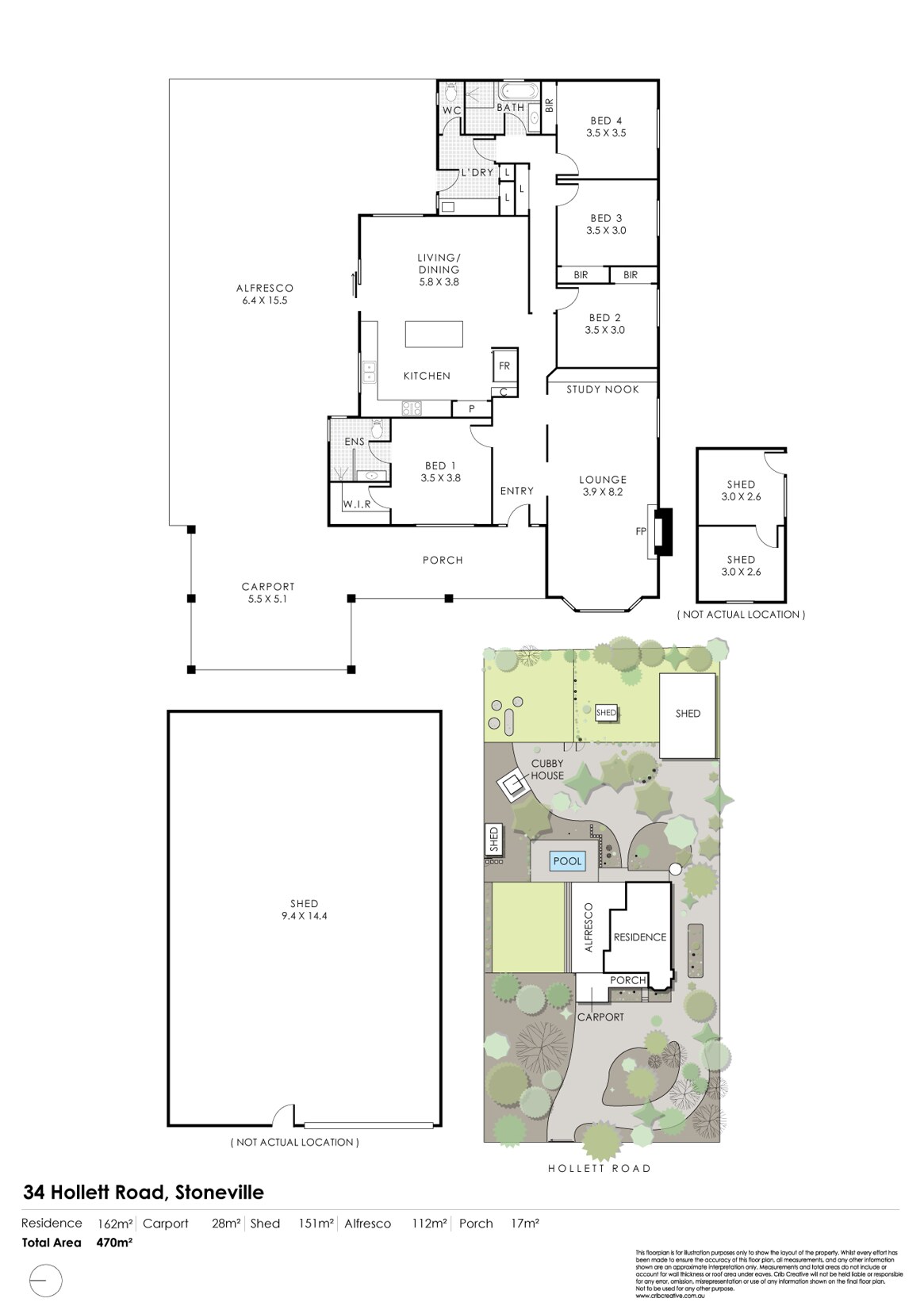 34 Hollett Road, Stoneville Sold by Farmbuy.com - floorplan 1