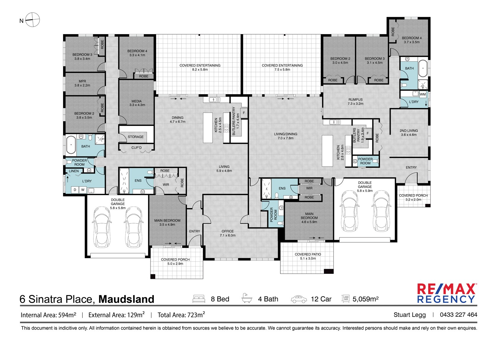 6 Sinatra Place, Maudsland For Sale by Farmbuy.com - floorplan 1