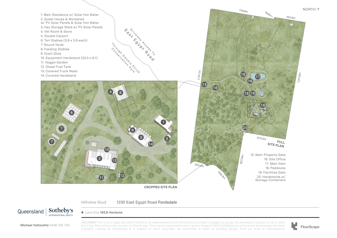 1230 East Egypt Road, Fordsdale Auction by Farmbuy.com - floorplan 1