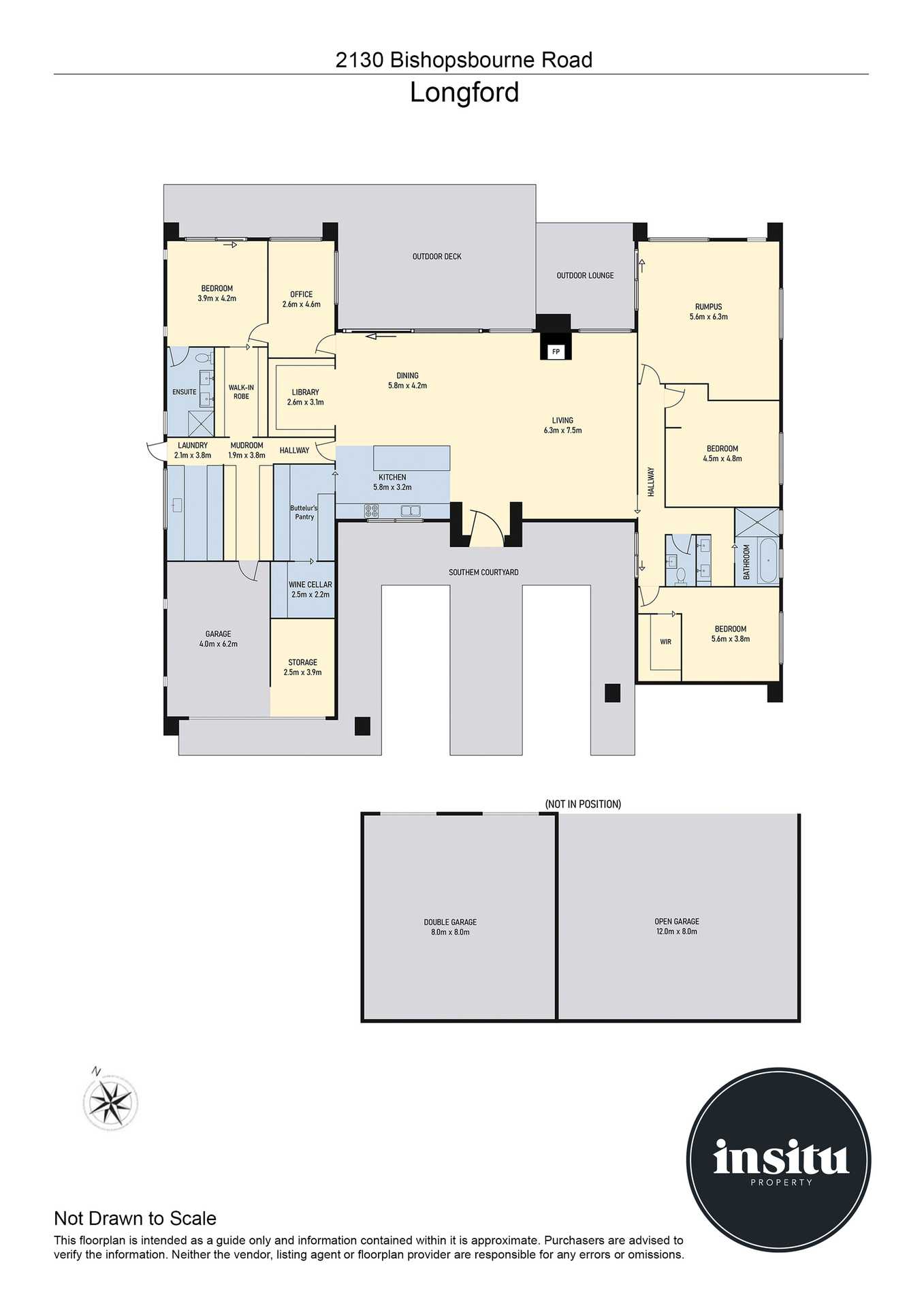 2130 Bishopsbourne Road, Longford For Sale by Farmbuy.com - floorplan 1