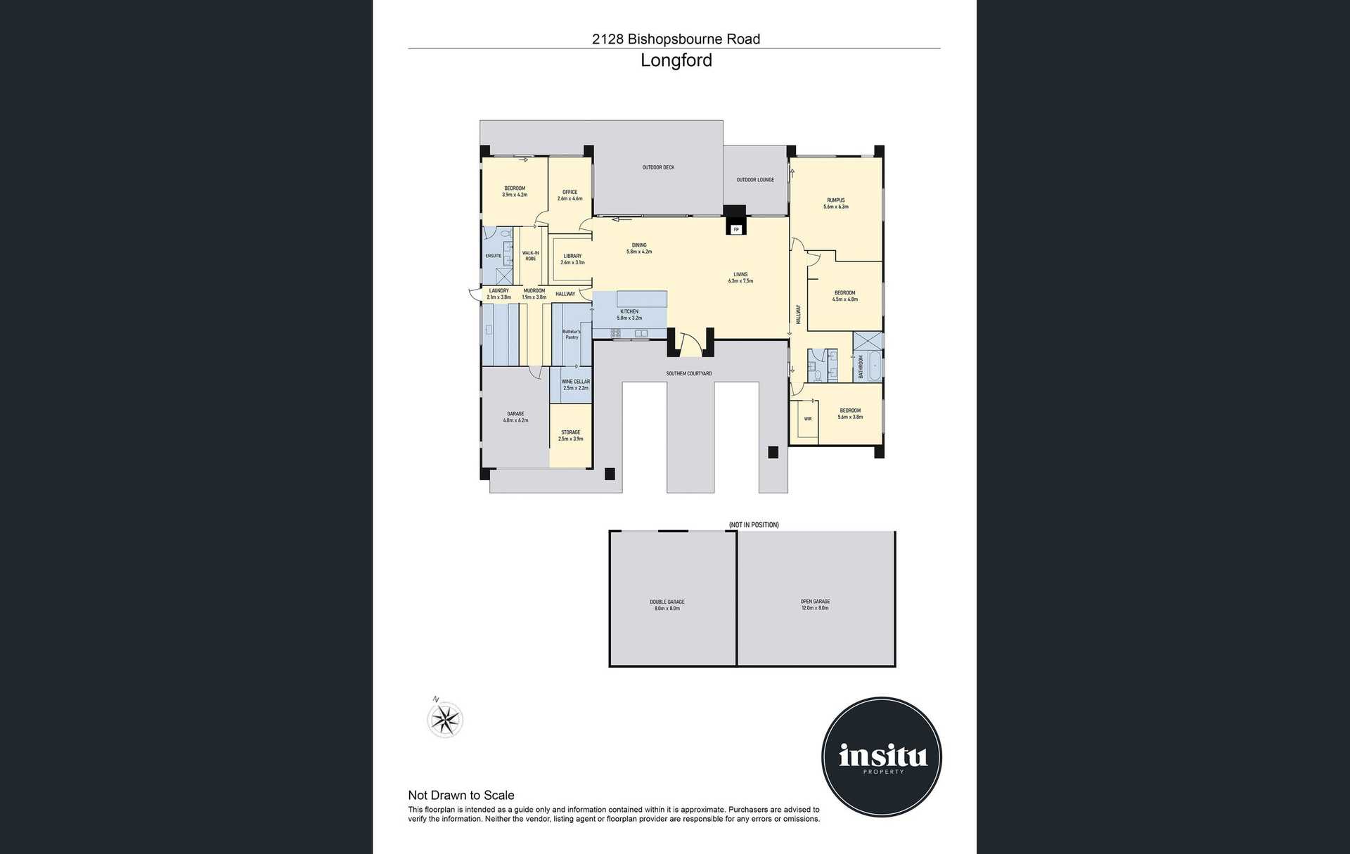 2130 Bishopsbourne Road, Longford For Sale by Farmbuy.com - floorplan 1