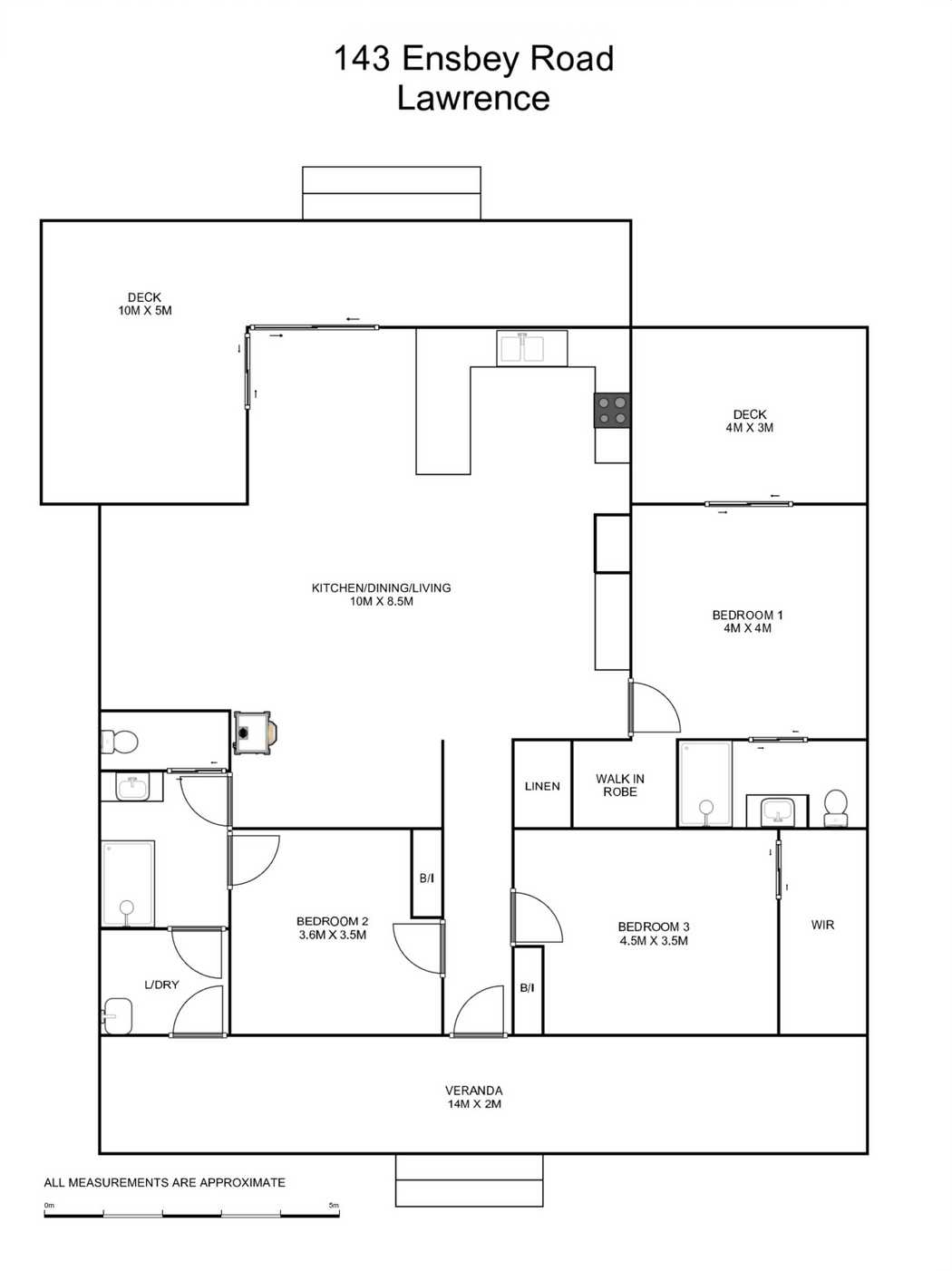 143 Ensbey Road, Lower Southgate  For Sale by Farmbuy.com - floorplan 1